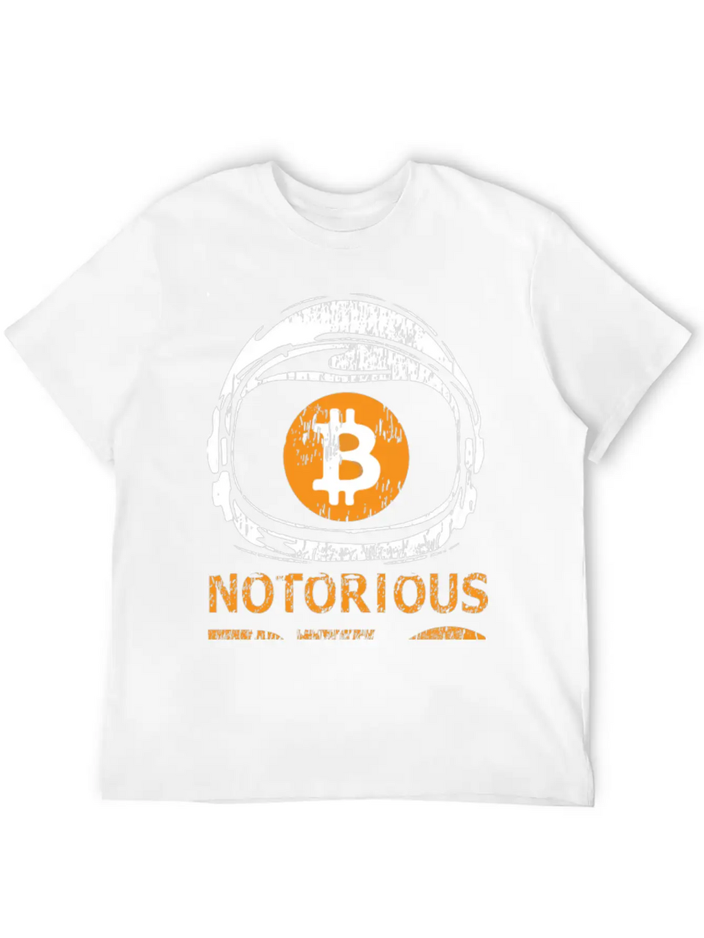 Notorious BTC Space Helmet With Bitcoin Symbol Classic Cotton Tee – Unisex Comfort For Any Season