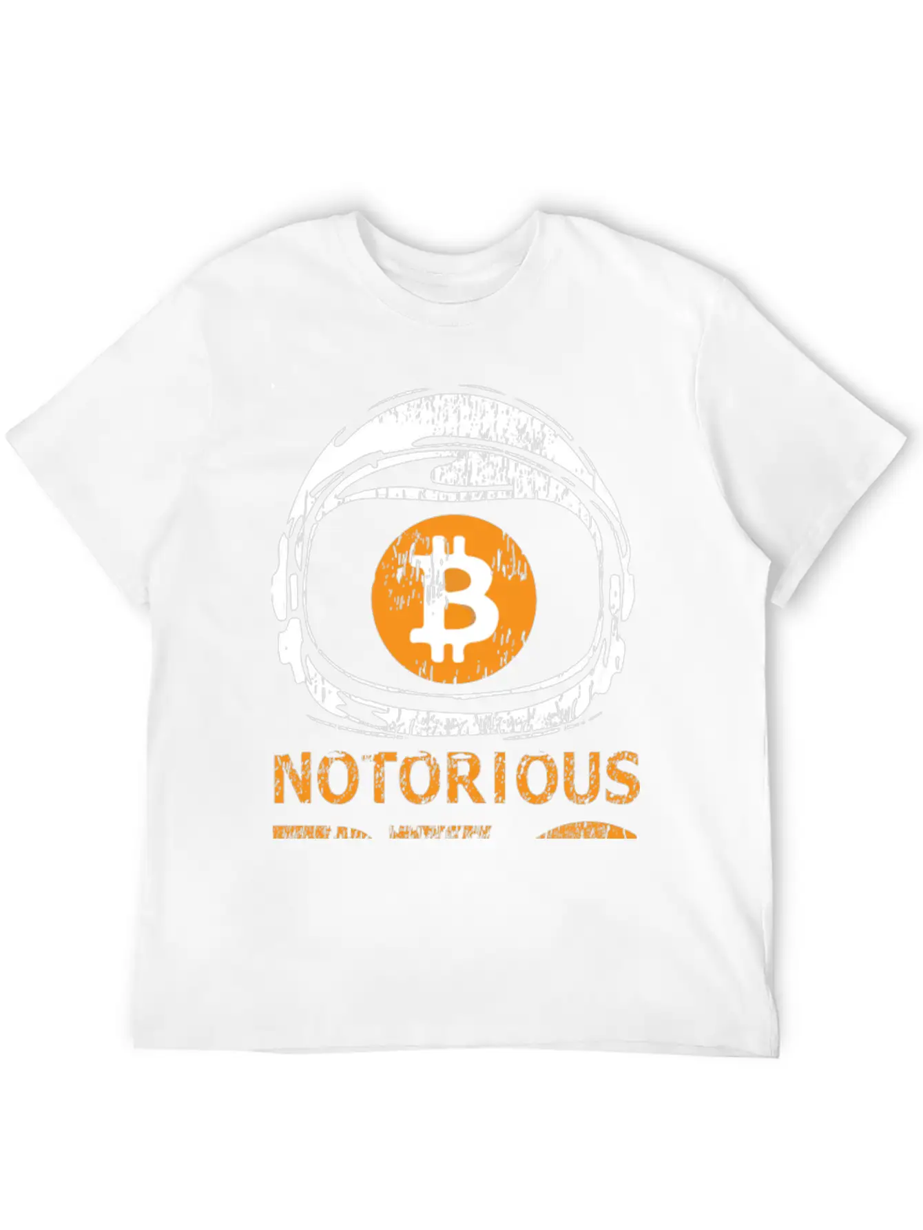 Notorious BTC Space Helmet With Bitcoin Symbol Classic Cotton Tee – Unisex Comfort For Any Season