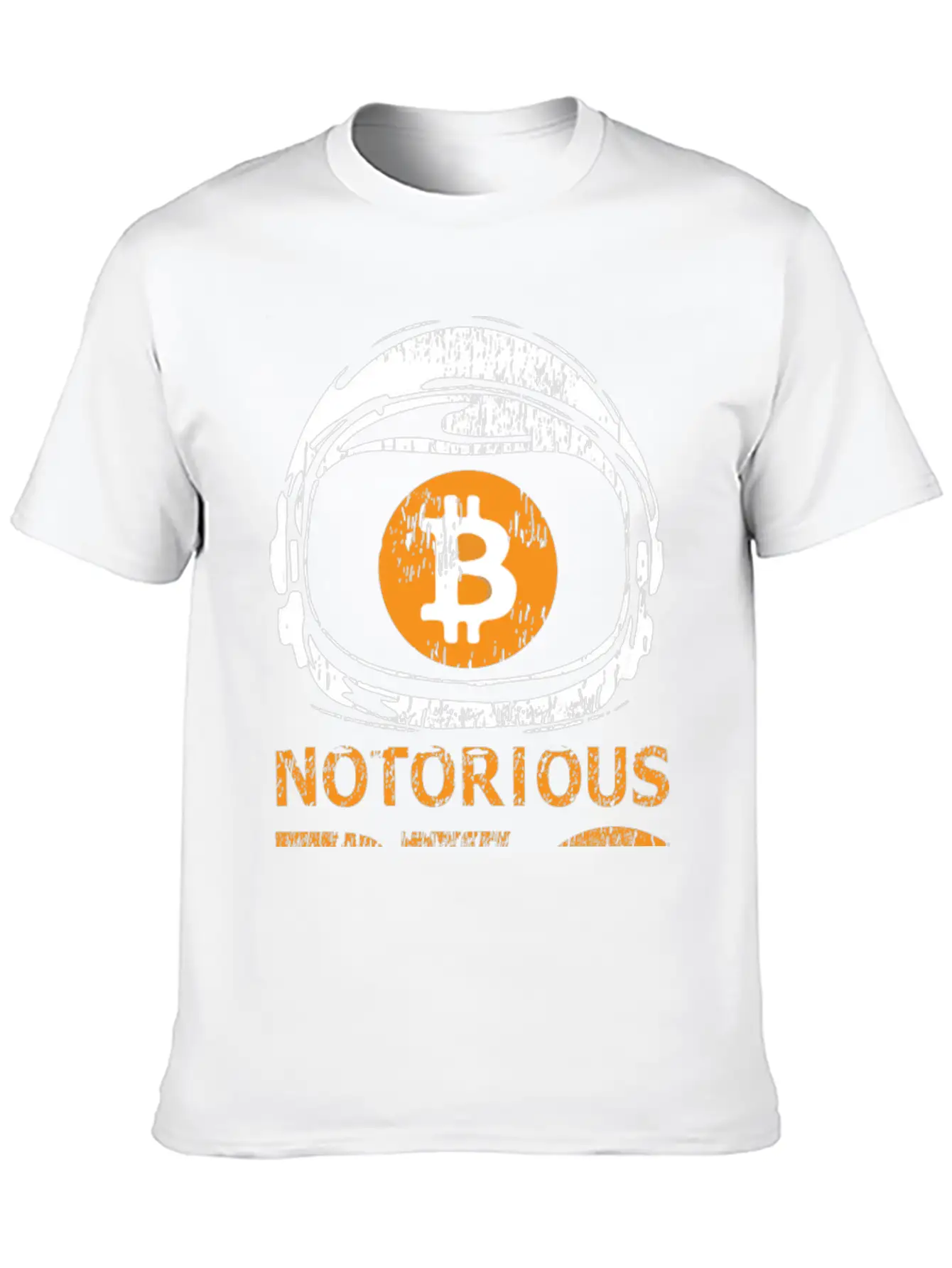 Notorious BTC Space Helmet With Bitcoin Symbol Classic Cotton Tee – Unisex Comfort For Any Season