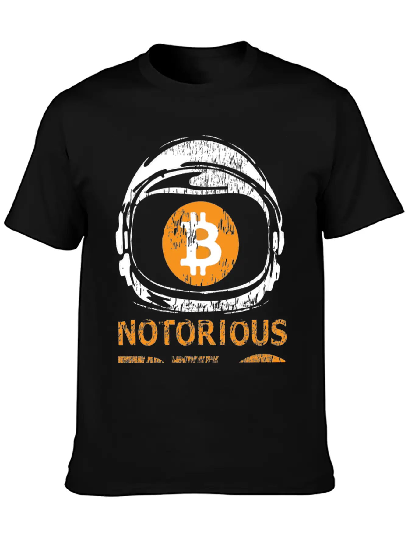 Notorious BTC Space Helmet With Bitcoin Symbol Classic Cotton Tee – Unisex Comfort For Any Season