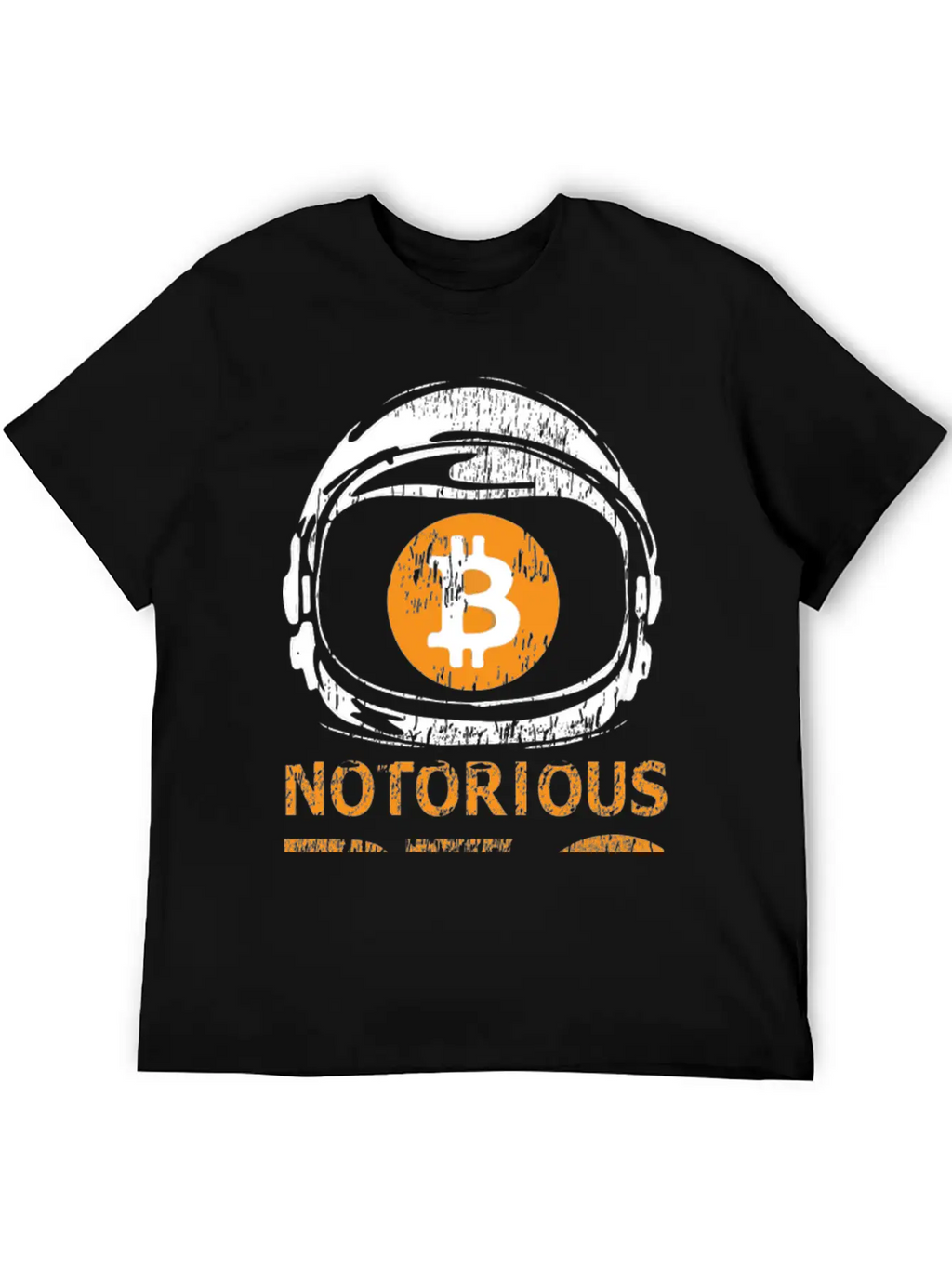 Notorious BTC Space Helmet With Bitcoin Symbol Classic Cotton Tee – Unisex Comfort For Any Season