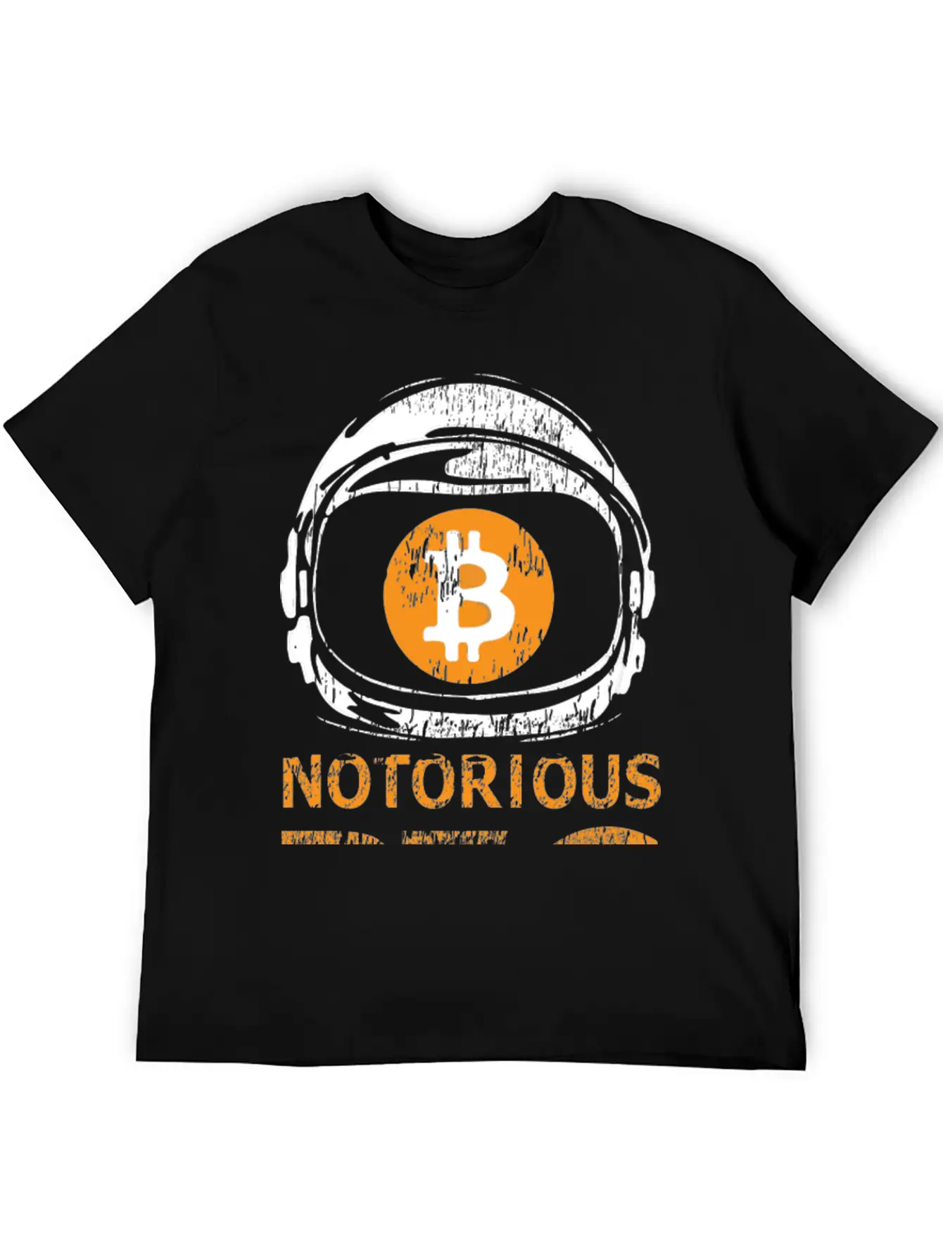 Notorious BTC Space Helmet With Bitcoin Symbol Classic Cotton Tee – Unisex Comfort For Any Season