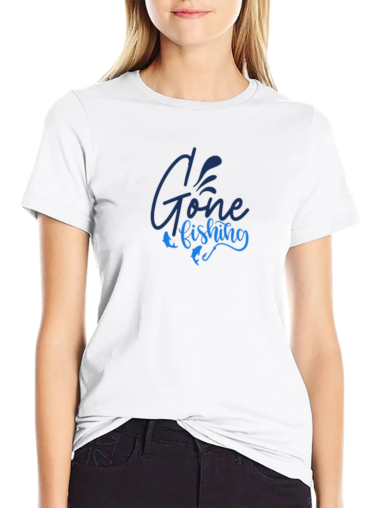 Novelty Fishing Gone Fishing Stylish Everyday T-Shirt – Unisex Basic Cotton Tee