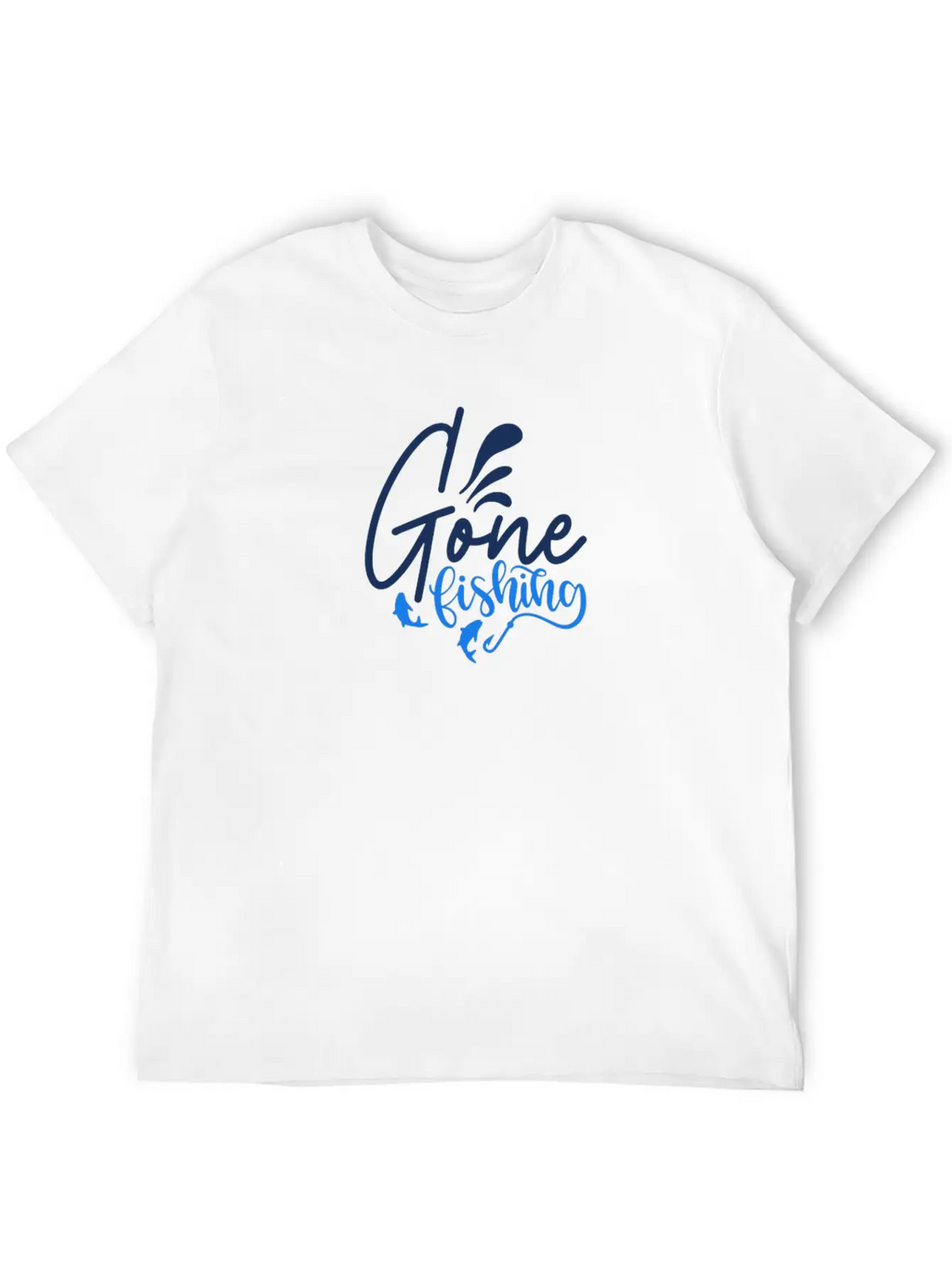 Novelty Fishing Gone Fishing Stylish Everyday T-Shirt – Unisex Basic Cotton Tee