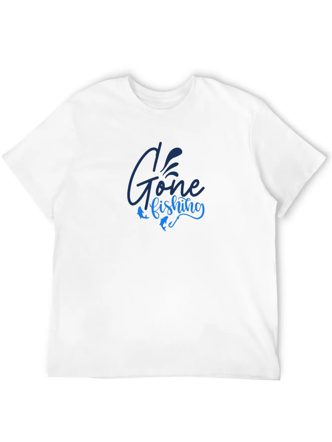 Novelty Fishing Gone Fishing Stylish Everyday T-Shirt – Unisex Basic Cotton Tee