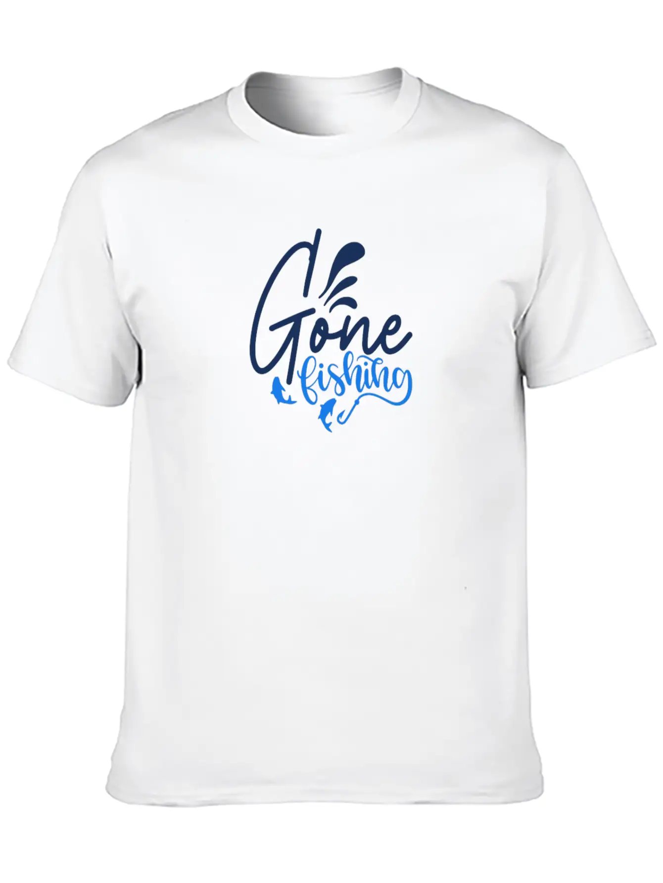 Novelty Fishing Gone Fishing Stylish Everyday T-Shirt – Unisex Basic Cotton Tee