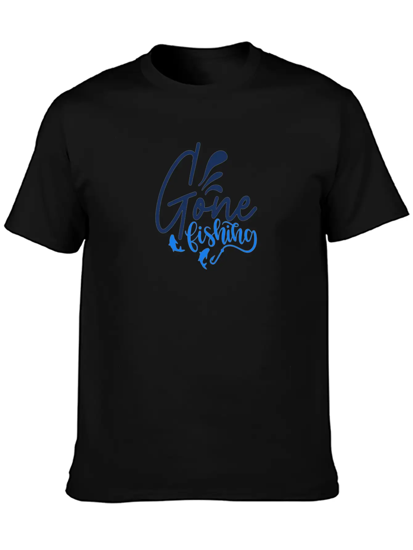 Novelty Fishing Gone Fishing Stylish Everyday T-Shirt – Unisex Basic Cotton Tee