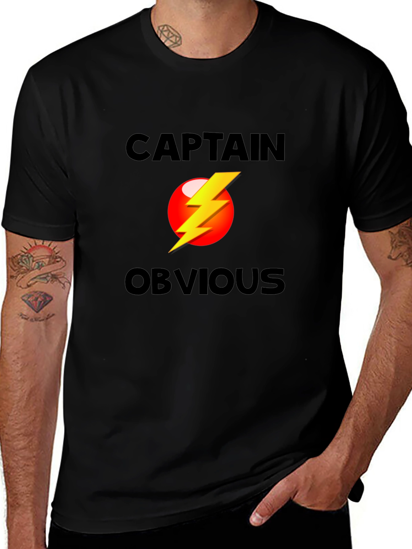 Captain Obvious T-Shirt - Funny Graphic Tee