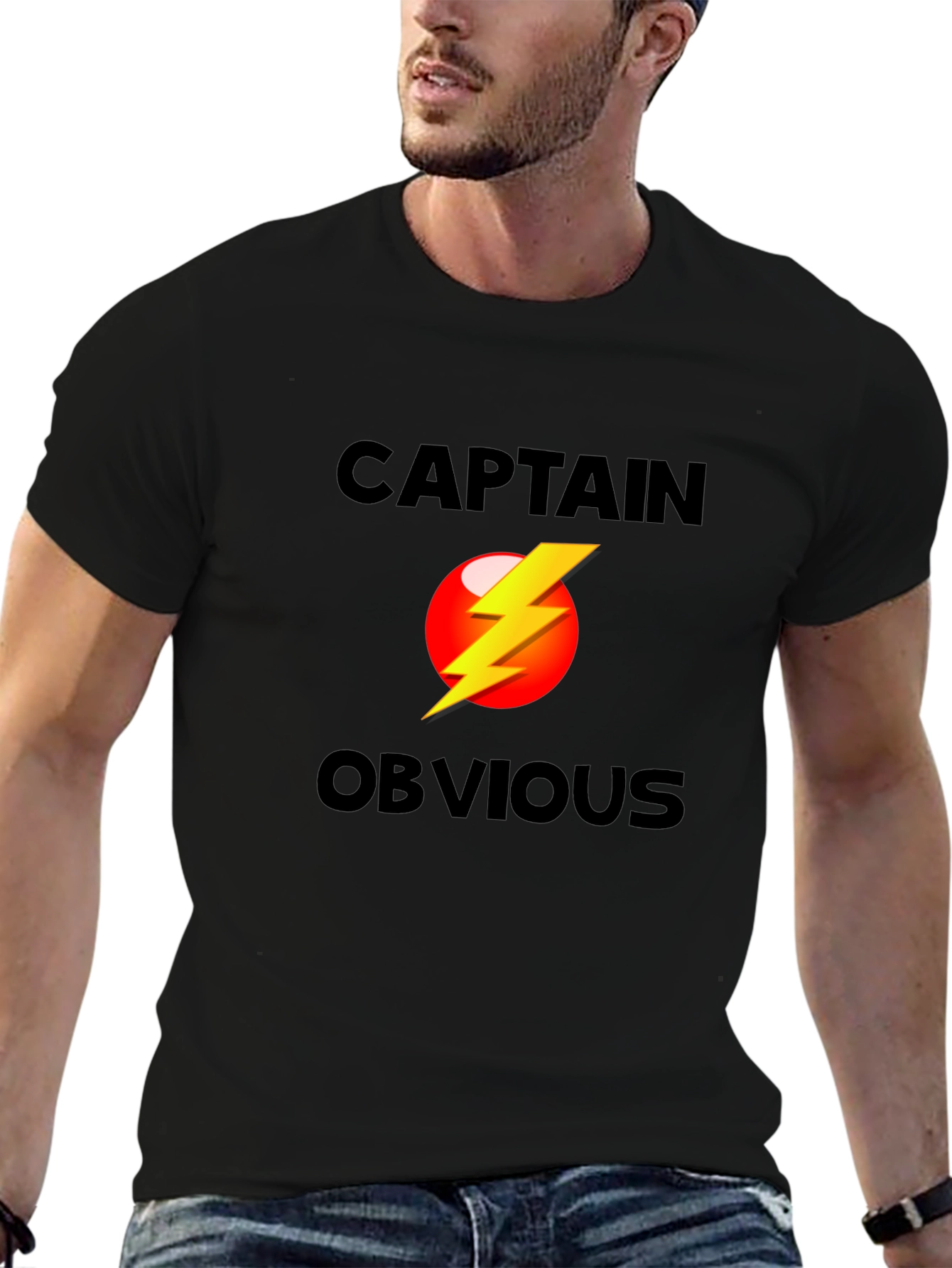 Captain Obvious T-Shirt - Funny Graphic Tee