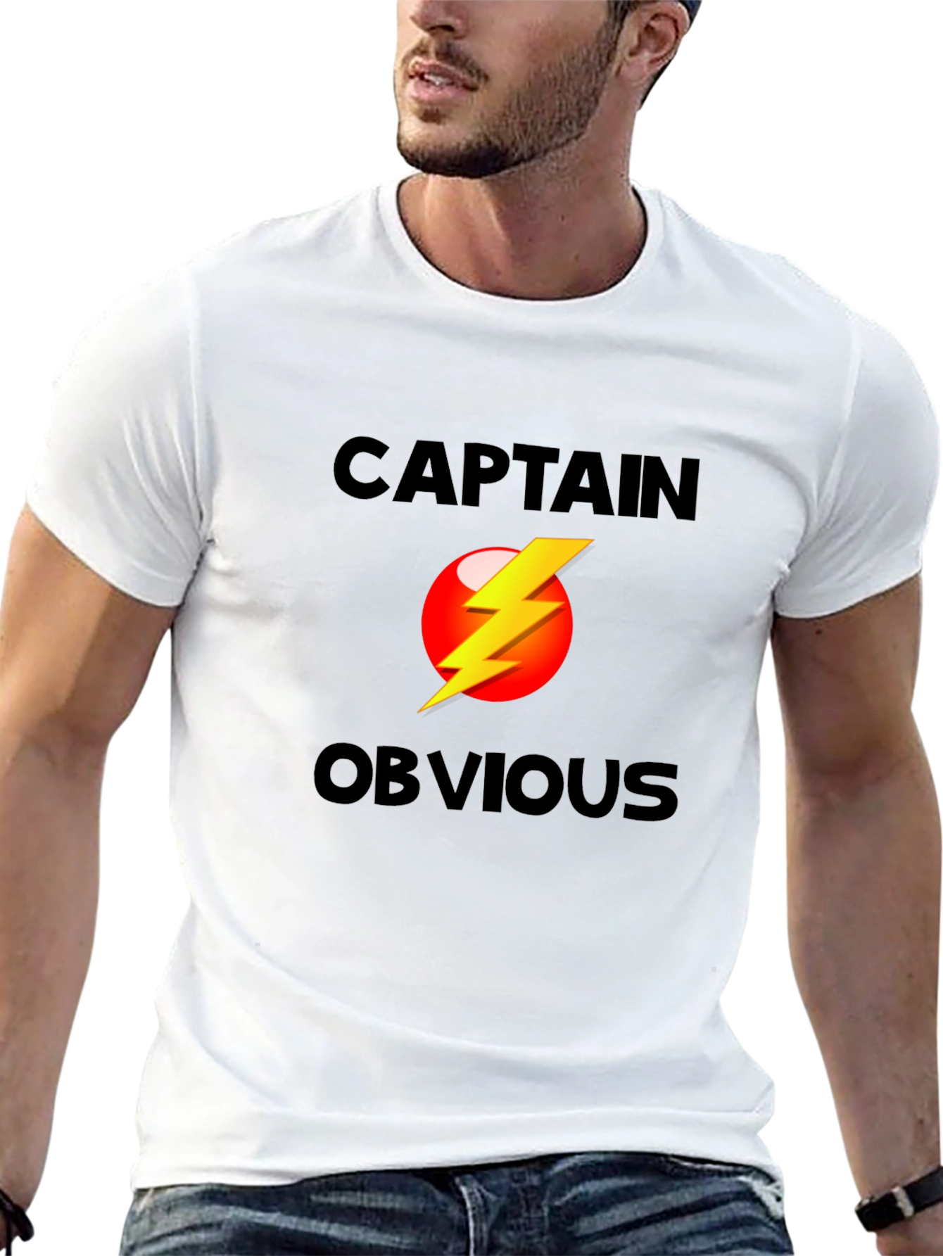 Captain Obvious T-Shirt - Funny Graphic Tee