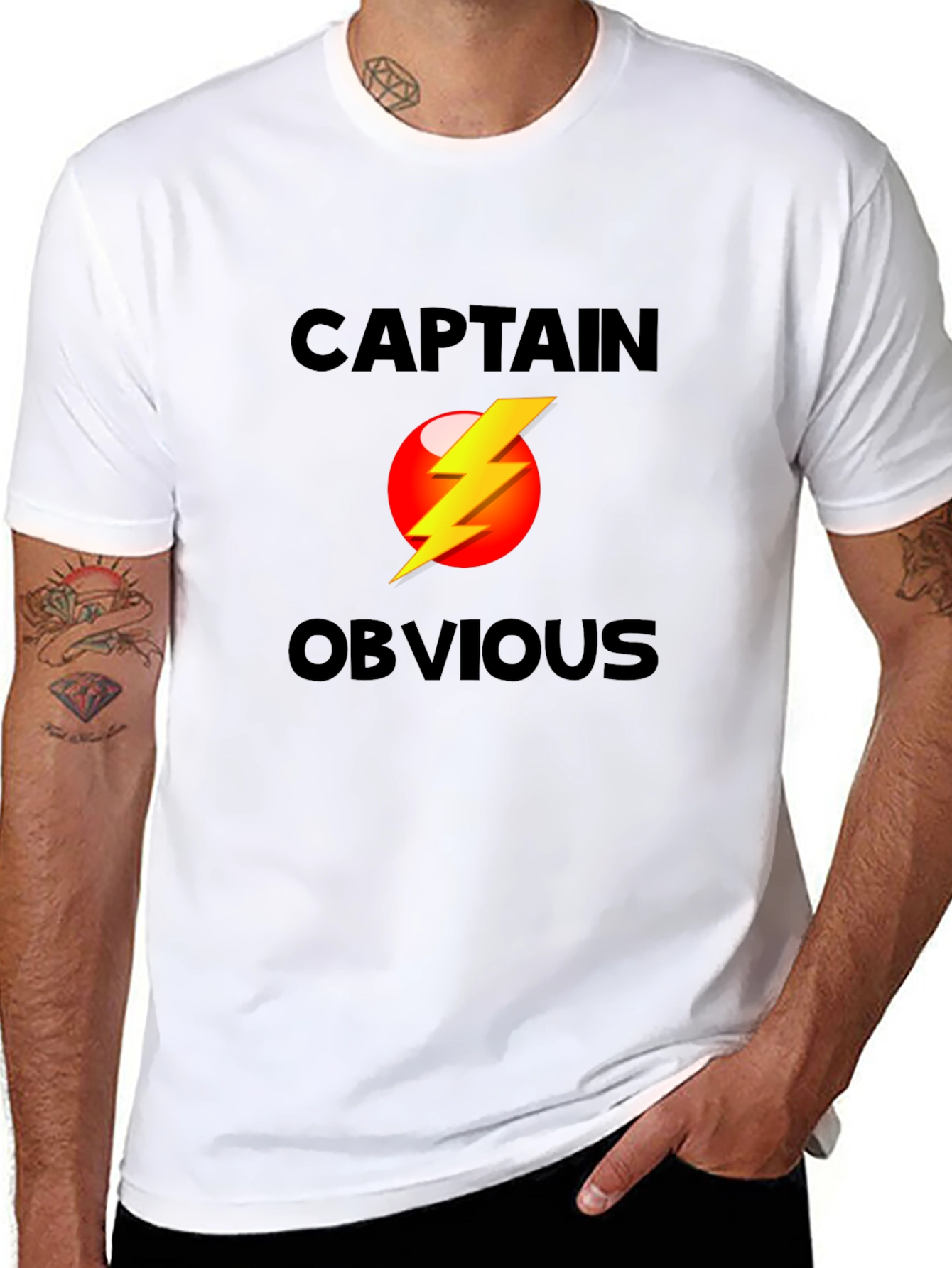 Captain Obvious T-Shirt - Funny Graphic Tee