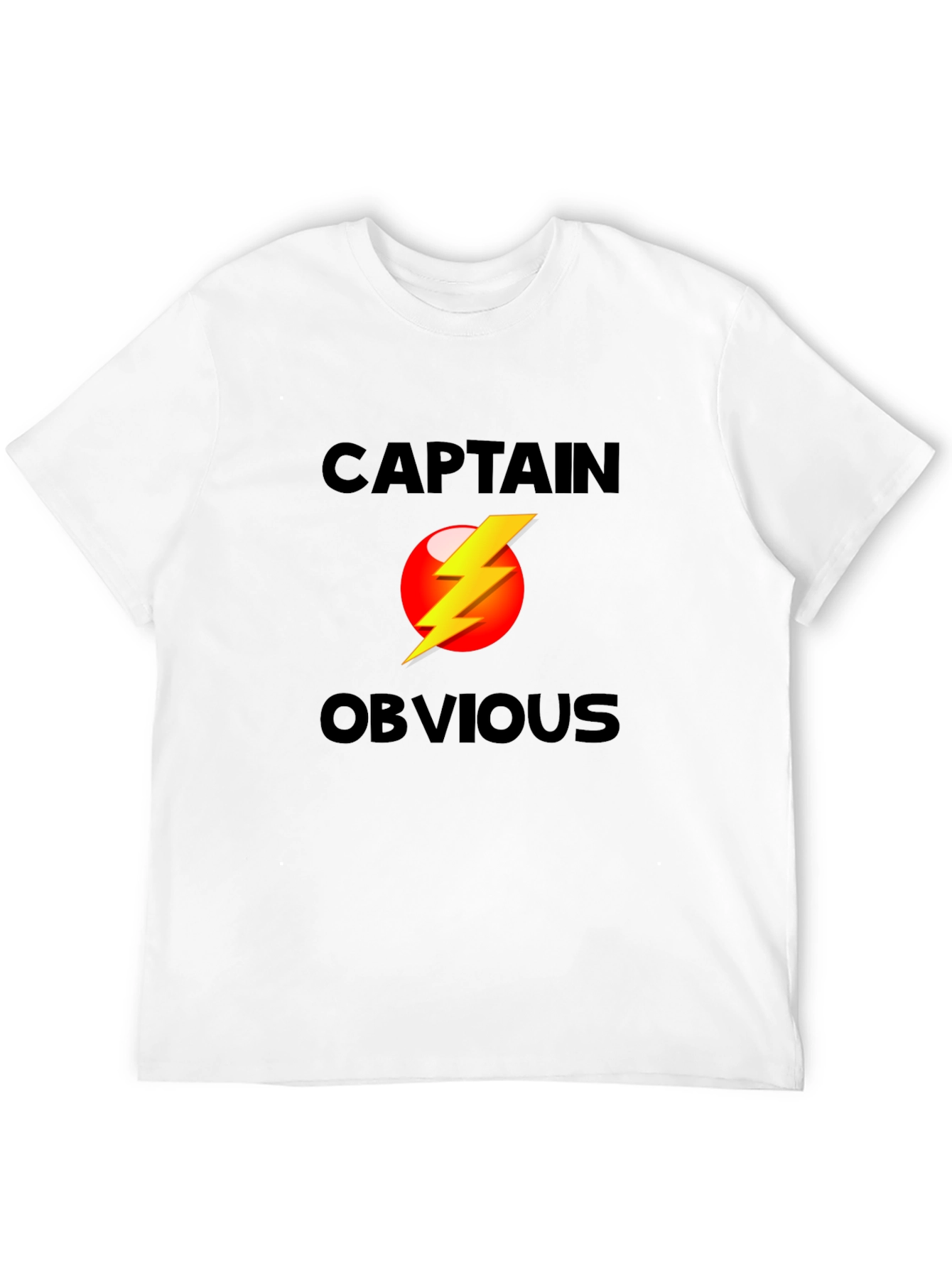 Captain Obvious T-Shirt - Funny Graphic Tee