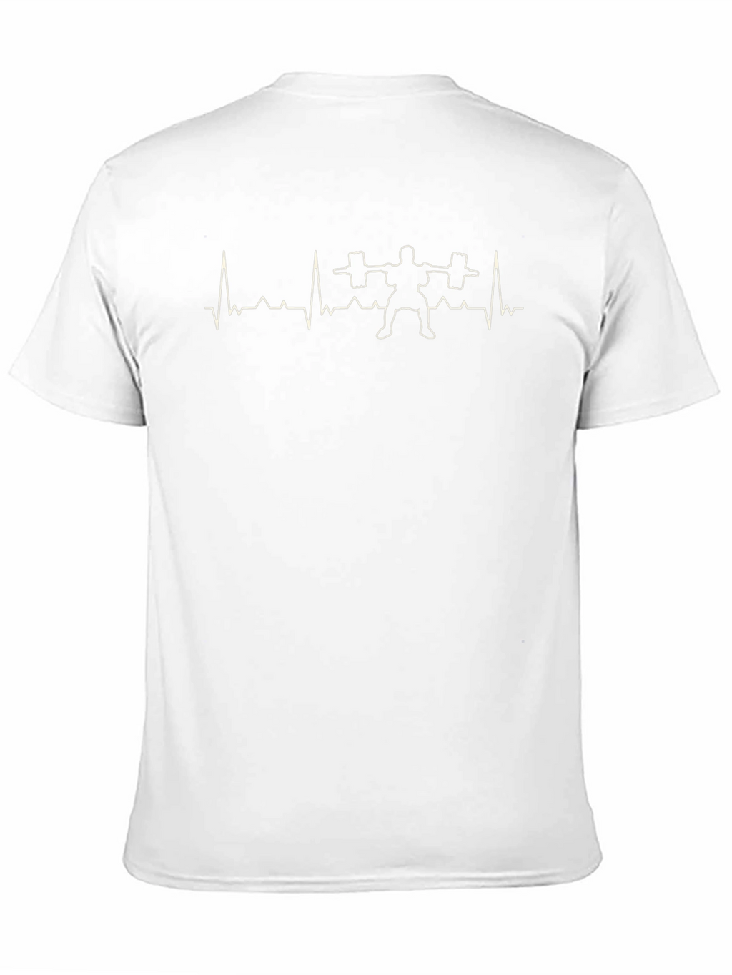 Weightlifting Heartbeat Graphic T-Shirt