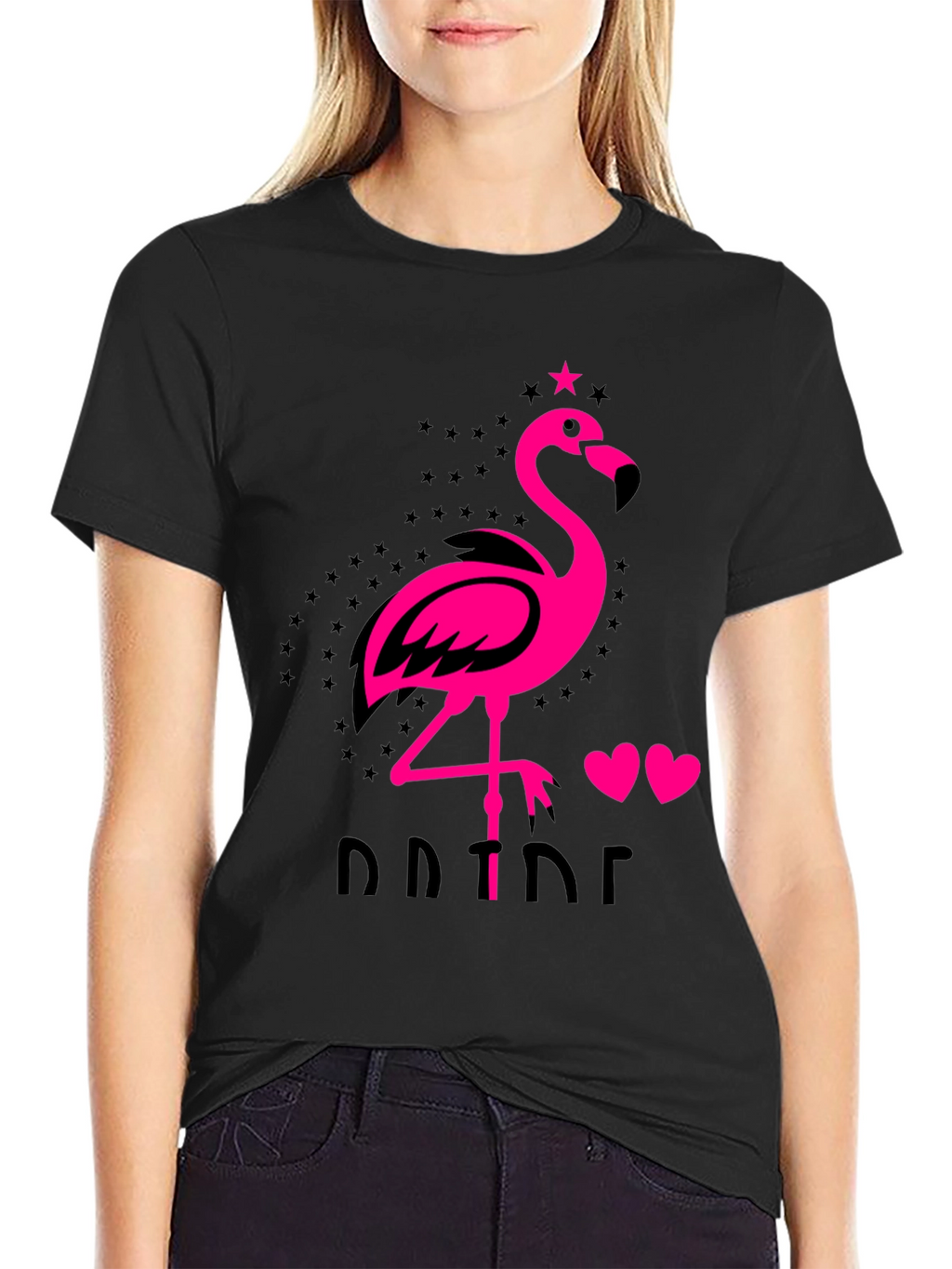 Flamingo Pride Graphic Tee - Mens Black T-Shirt