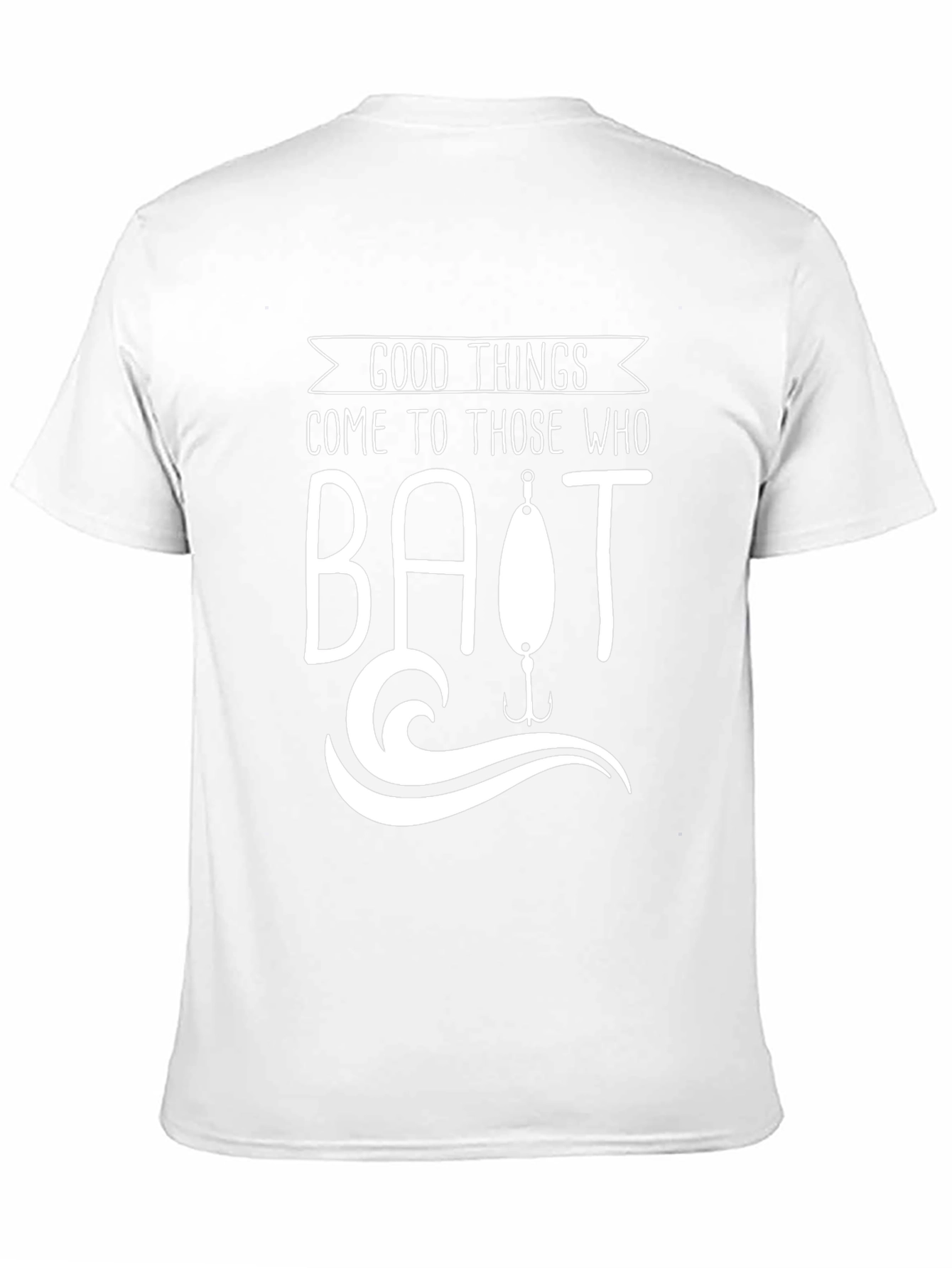 Good Things Bait Fishing Black Graphic T-Shirt