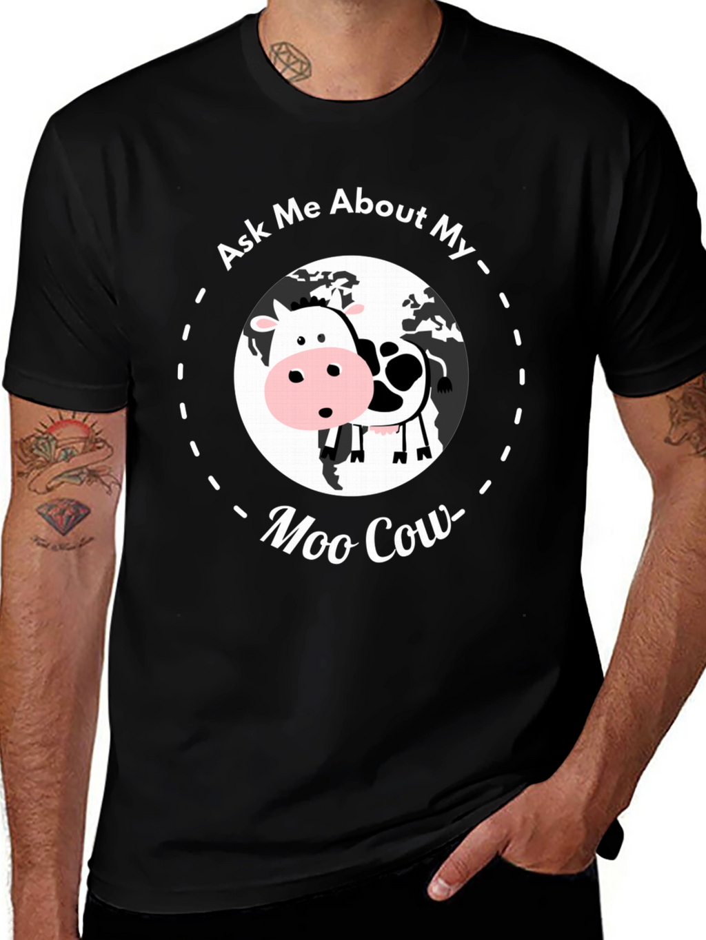 Ask Me About My Moo Cow T-Shirt