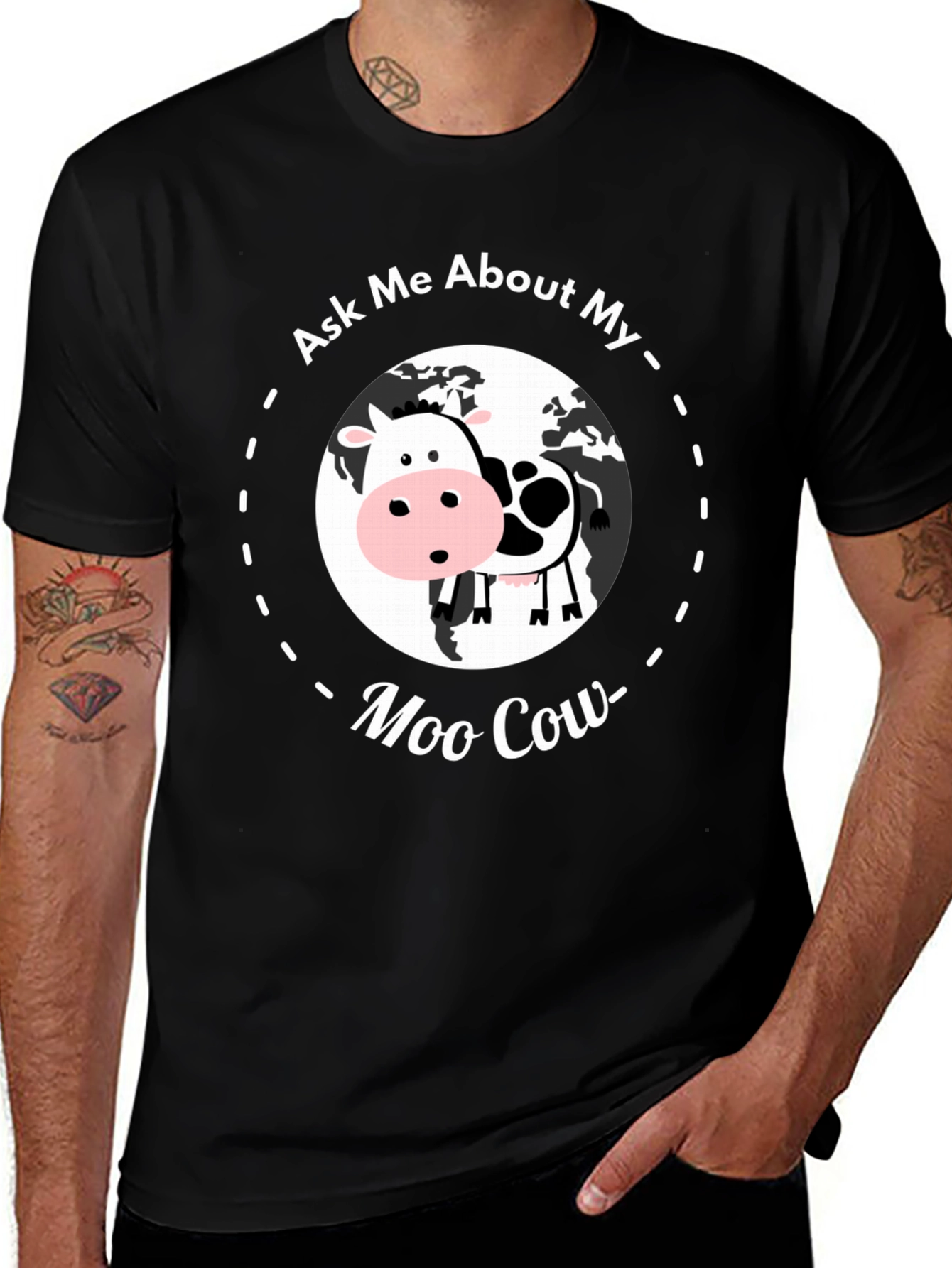 Ask Me About My Moo Cow T-Shirt