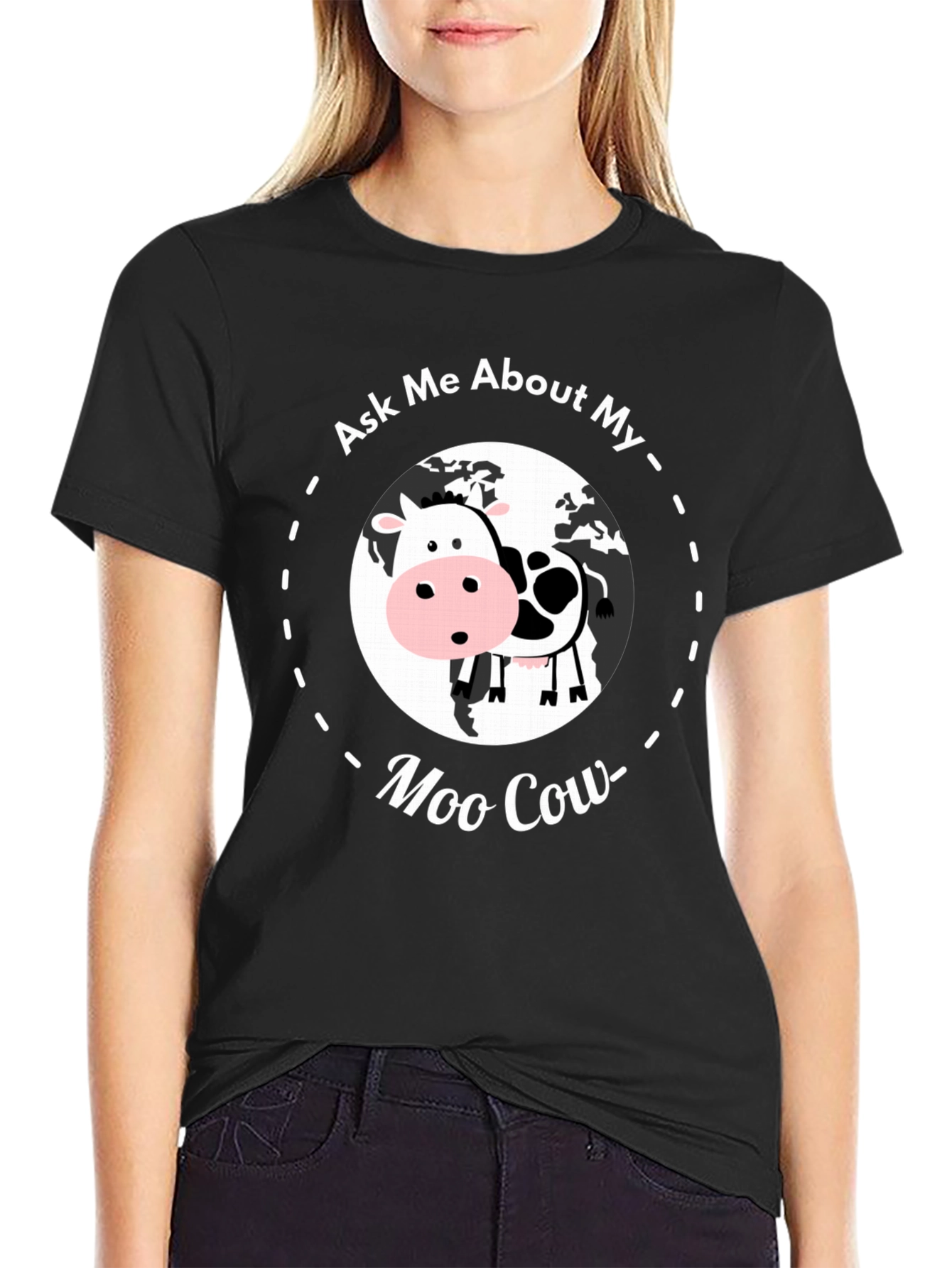 Ask Me About My Moo Cow T-Shirt