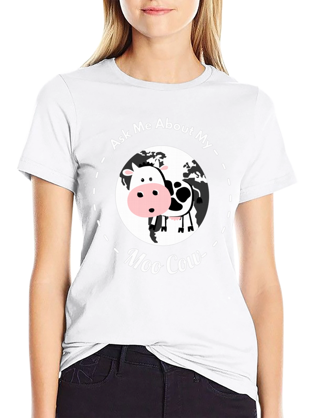 Ask Me About My Moo Cow T-Shirt