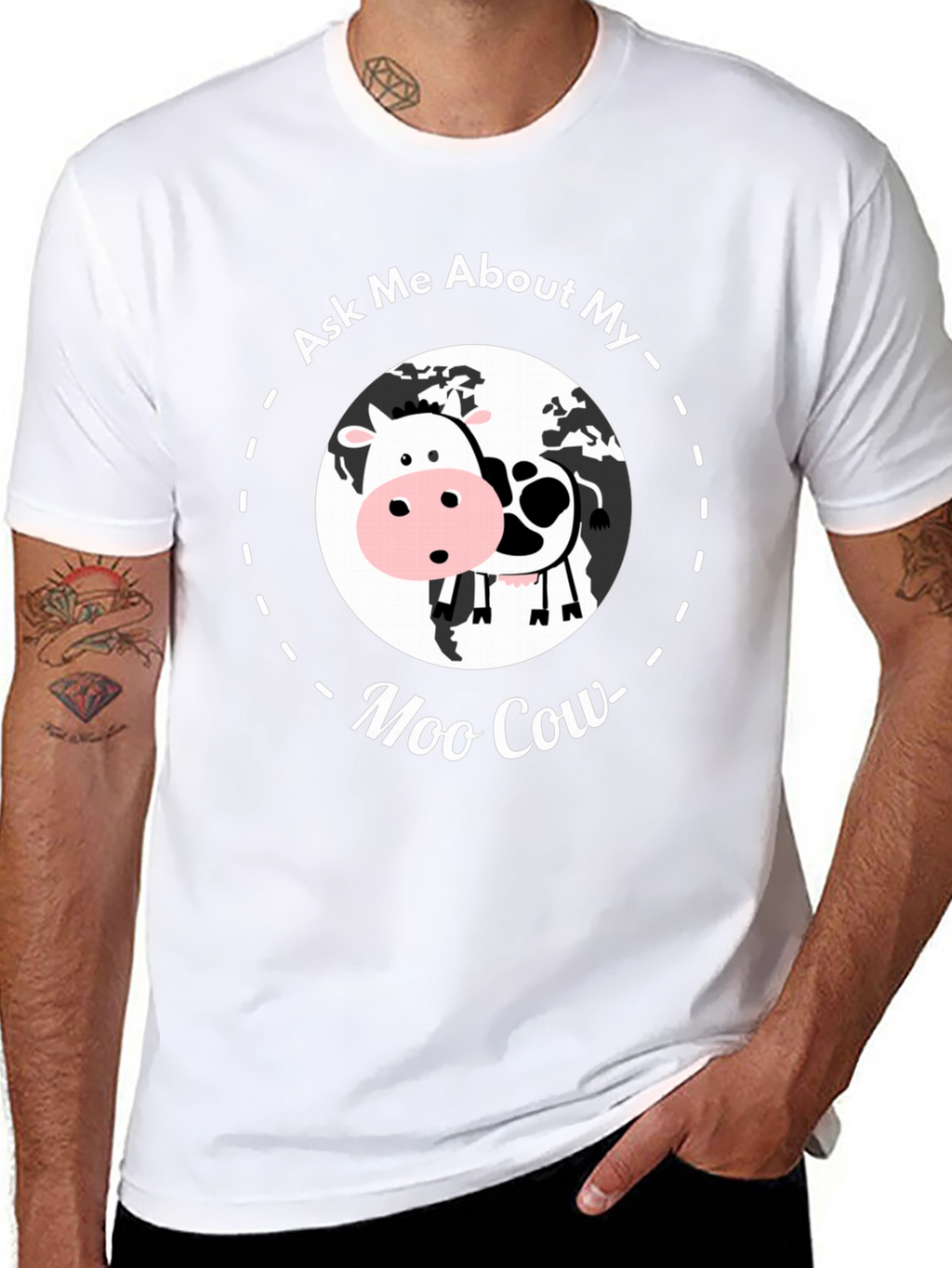 Ask Me About My Moo Cow T-Shirt