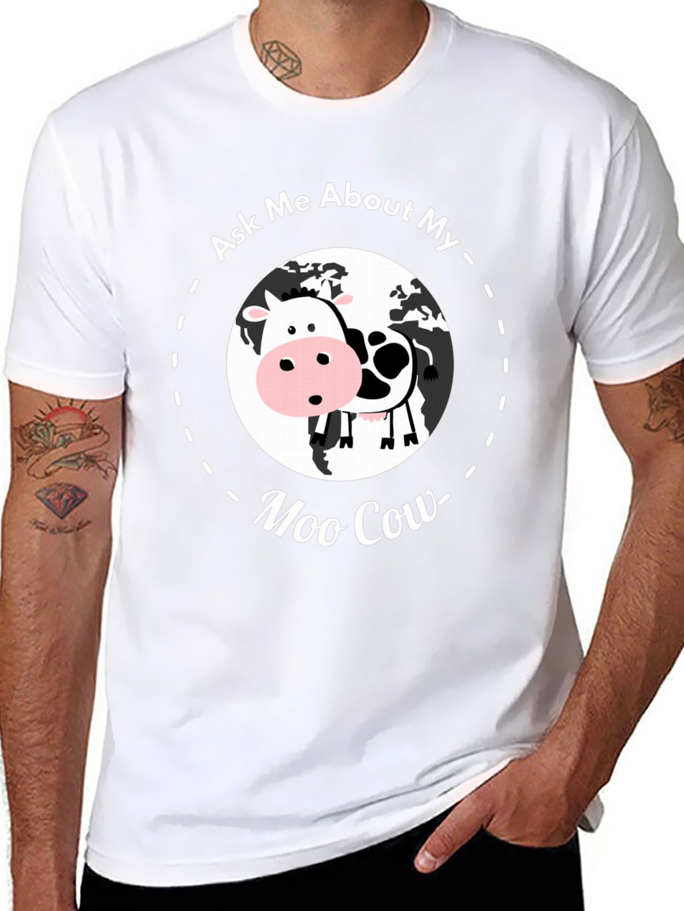 Ask Me About My Moo Cow T-Shirt
