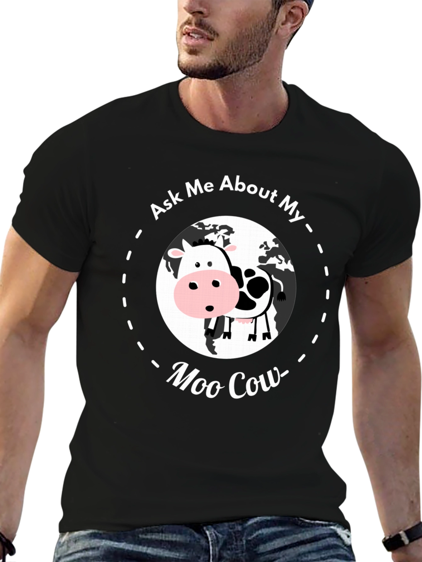 Ask Me About My Moo Cow T-Shirt