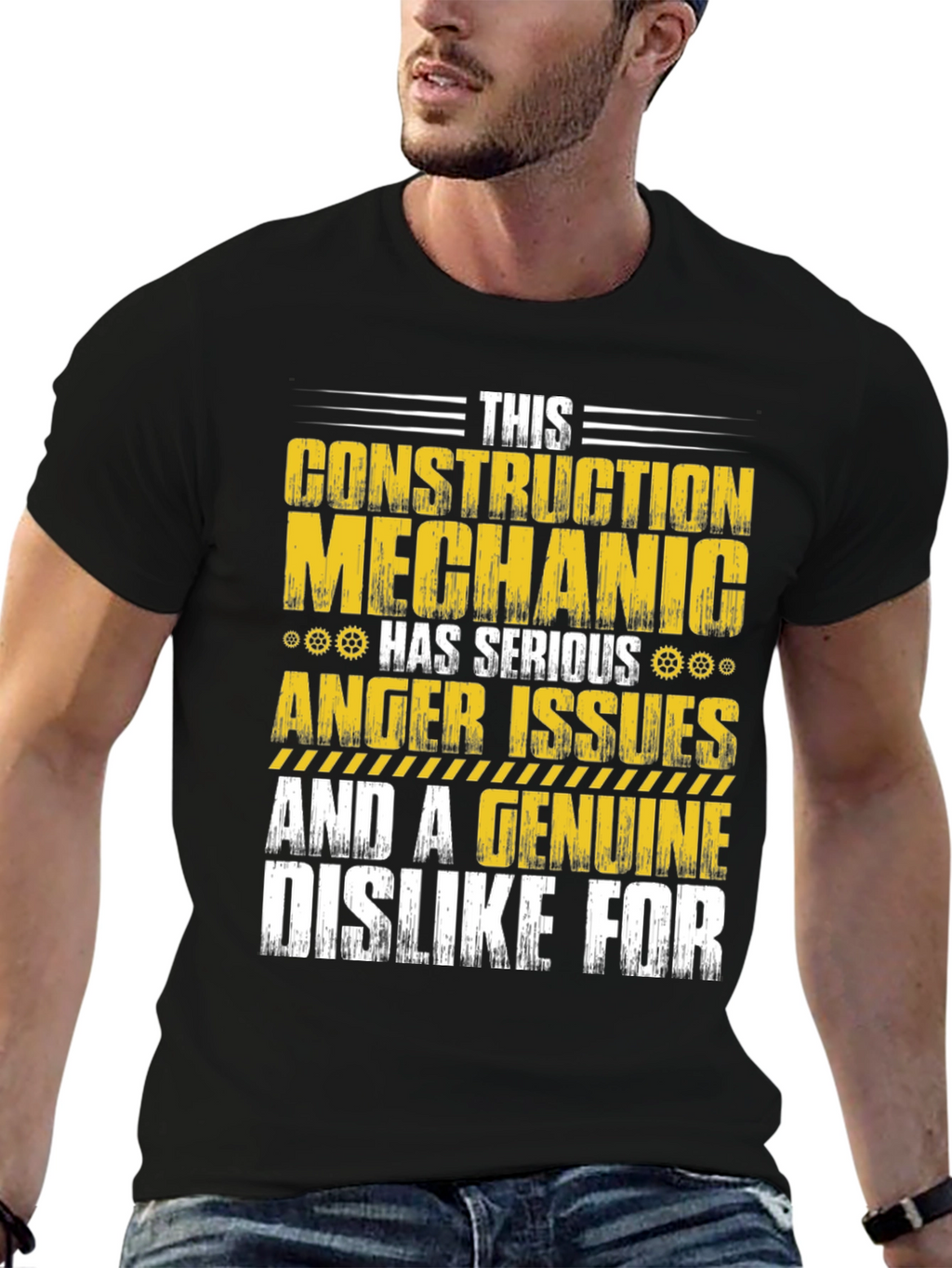 Construction Mechanic Anger Issues T-Shirt