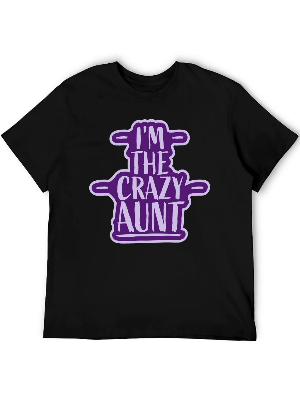 Crazy Aunt Graphic Tee - Novelty T-Shirt