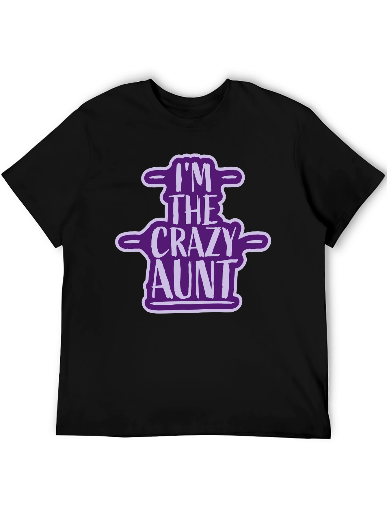 Crazy Aunt Graphic Tee - Novelty T-Shirt
