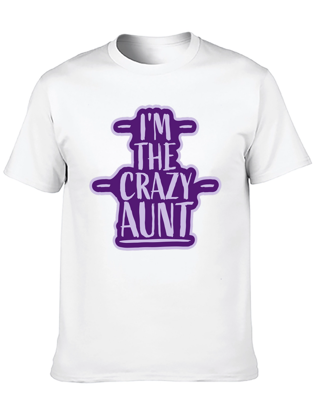 Crazy Aunt Graphic Tee - Novelty T-Shirt
