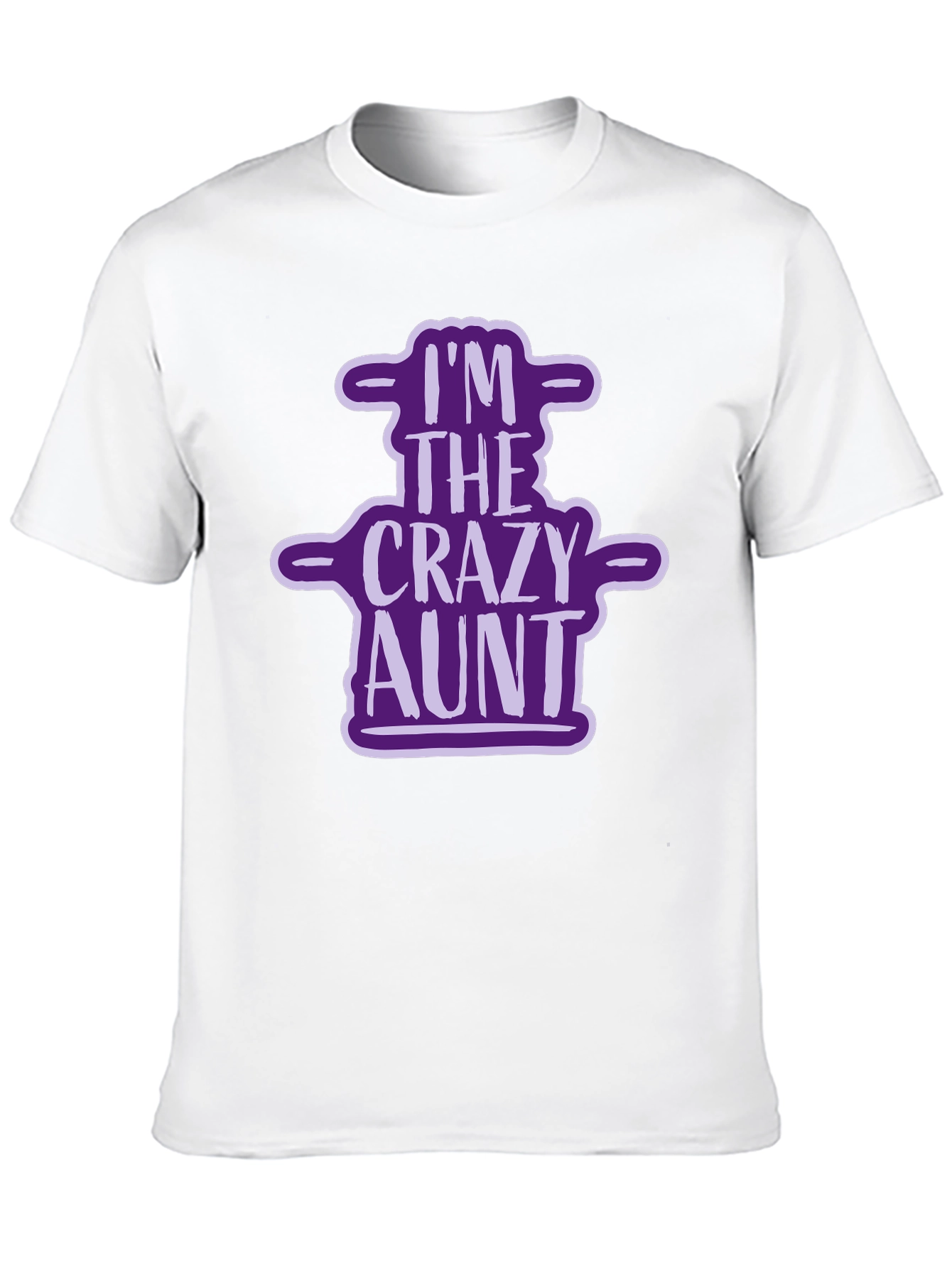 Crazy Aunt Graphic Tee - Novelty T-Shirt