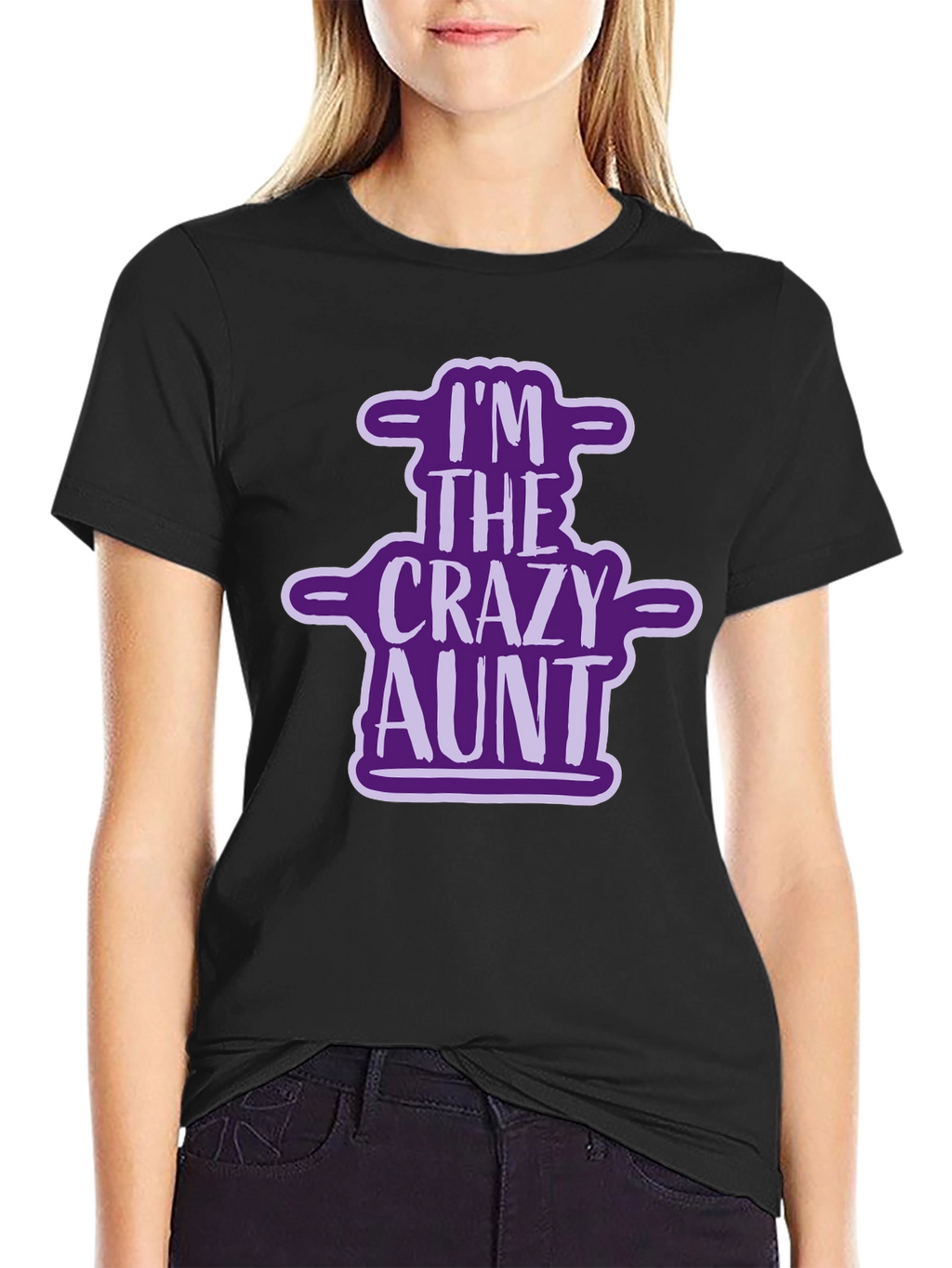 Crazy Aunt Graphic Tee - Novelty T-Shirt