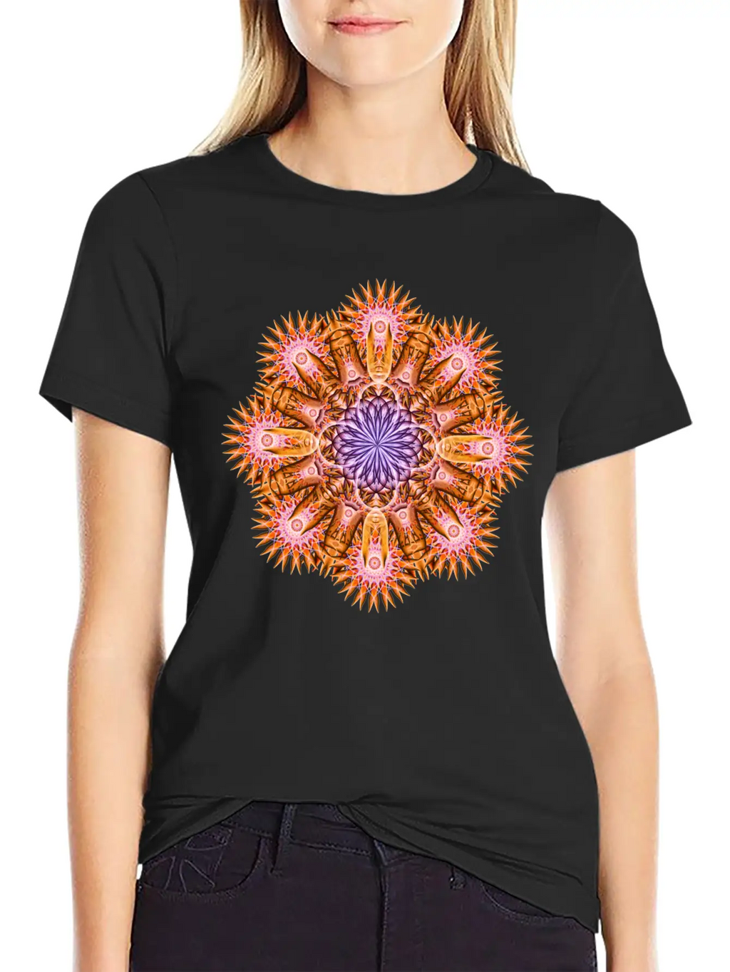 Nucleus Mandala Timeless Short Sleeve Tee – Comfy And Minimalist Design