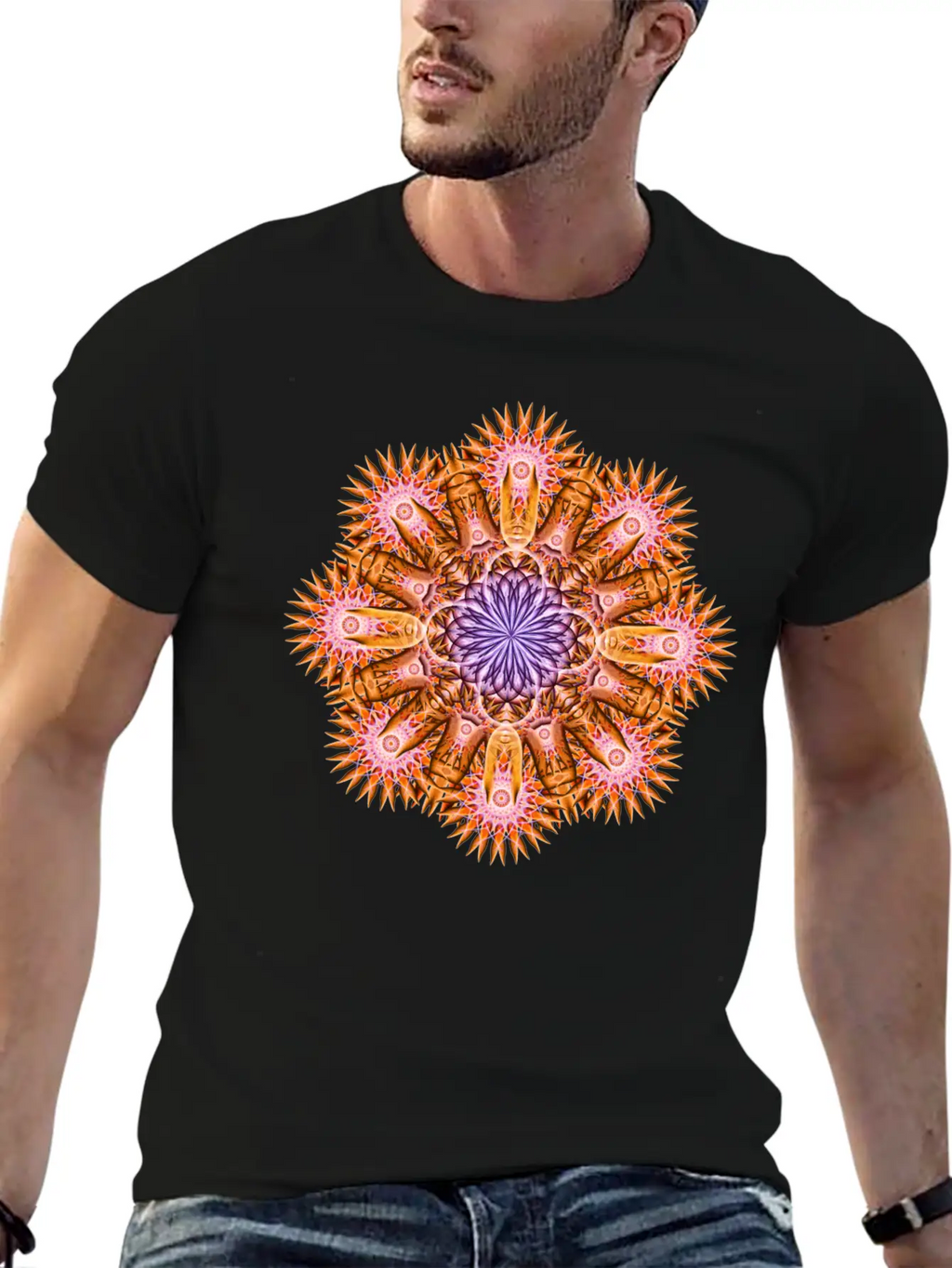 Nucleus Mandala Timeless Short Sleeve Tee – Comfy And Minimalist Design