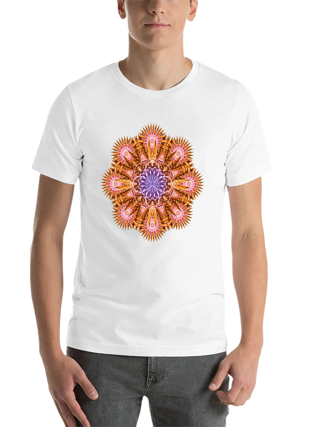 Nucleus Mandala Timeless Short Sleeve Tee – Comfy And Minimalist Design