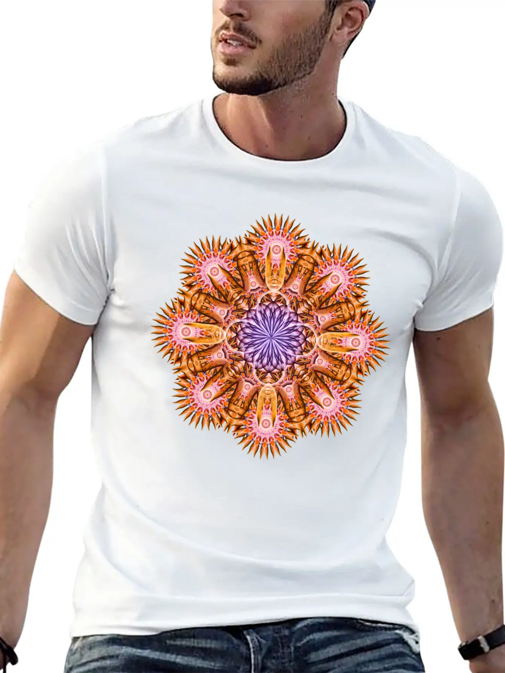 Nucleus Mandala Timeless Short Sleeve Tee – Comfy And Minimalist Design