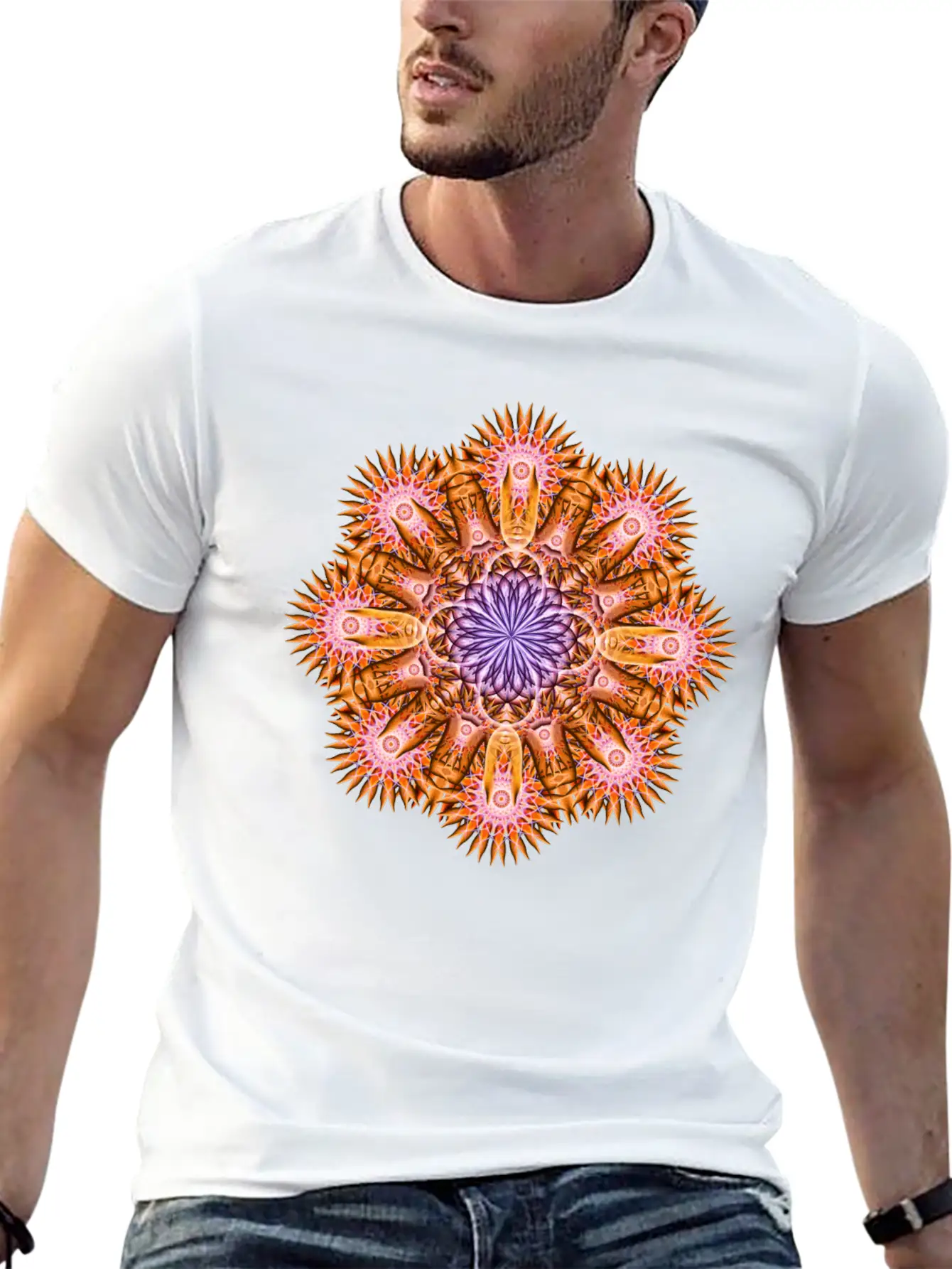 Nucleus Mandala Timeless Short Sleeve Tee – Comfy And Minimalist Design