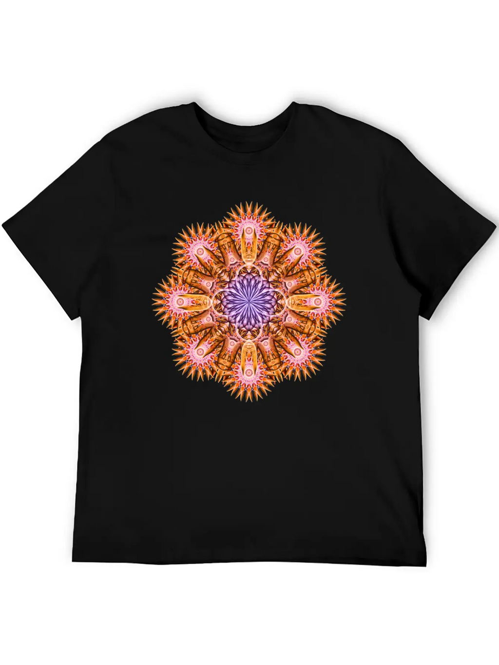 Nucleus Mandala Timeless Short Sleeve Tee – Comfy And Minimalist Design