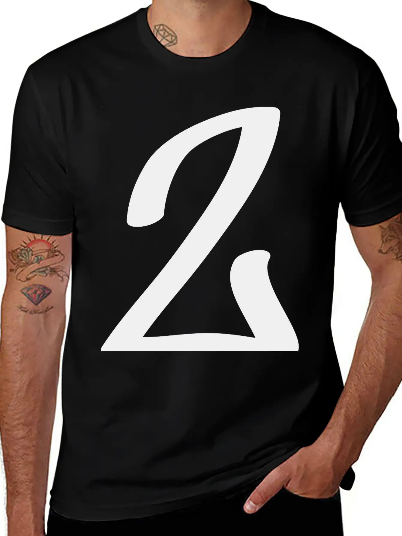 Number 2 Breathable Soft Cotton T-Shirt – Timeless Casual Look
