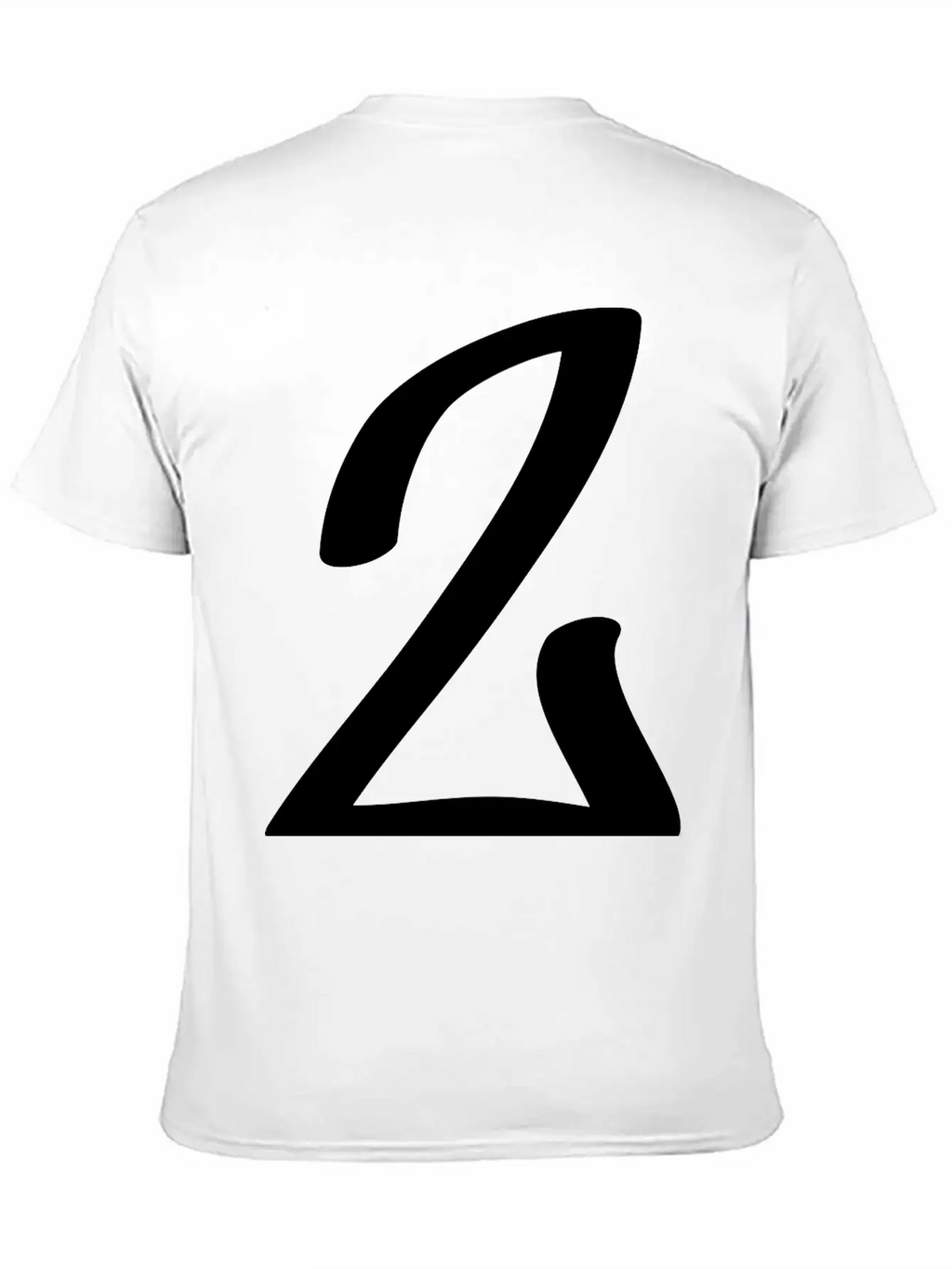 Number 2 Breathable Soft Cotton T-Shirt – Timeless Casual Look