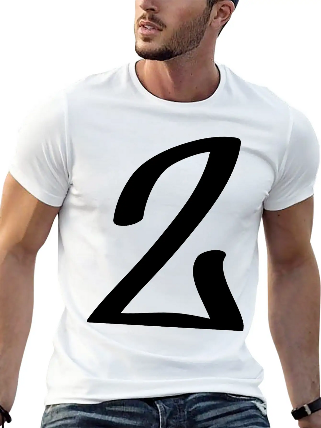 Number 2 Breathable Soft Cotton T-Shirt – Timeless Casual Look