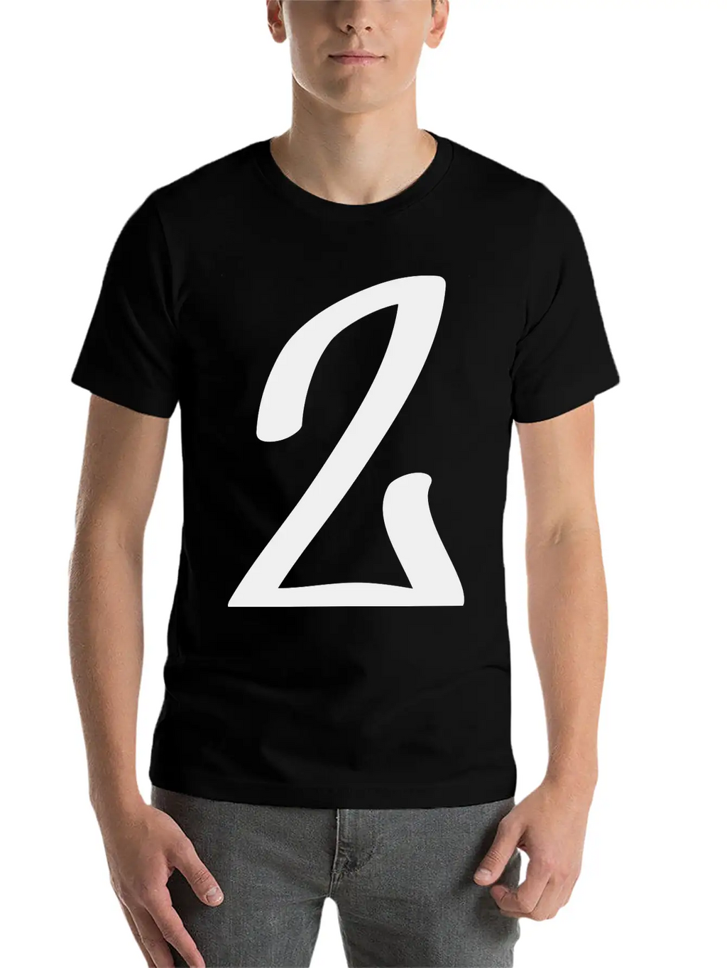 Number 2 Breathable Soft Cotton T-Shirt – Timeless Casual Look
