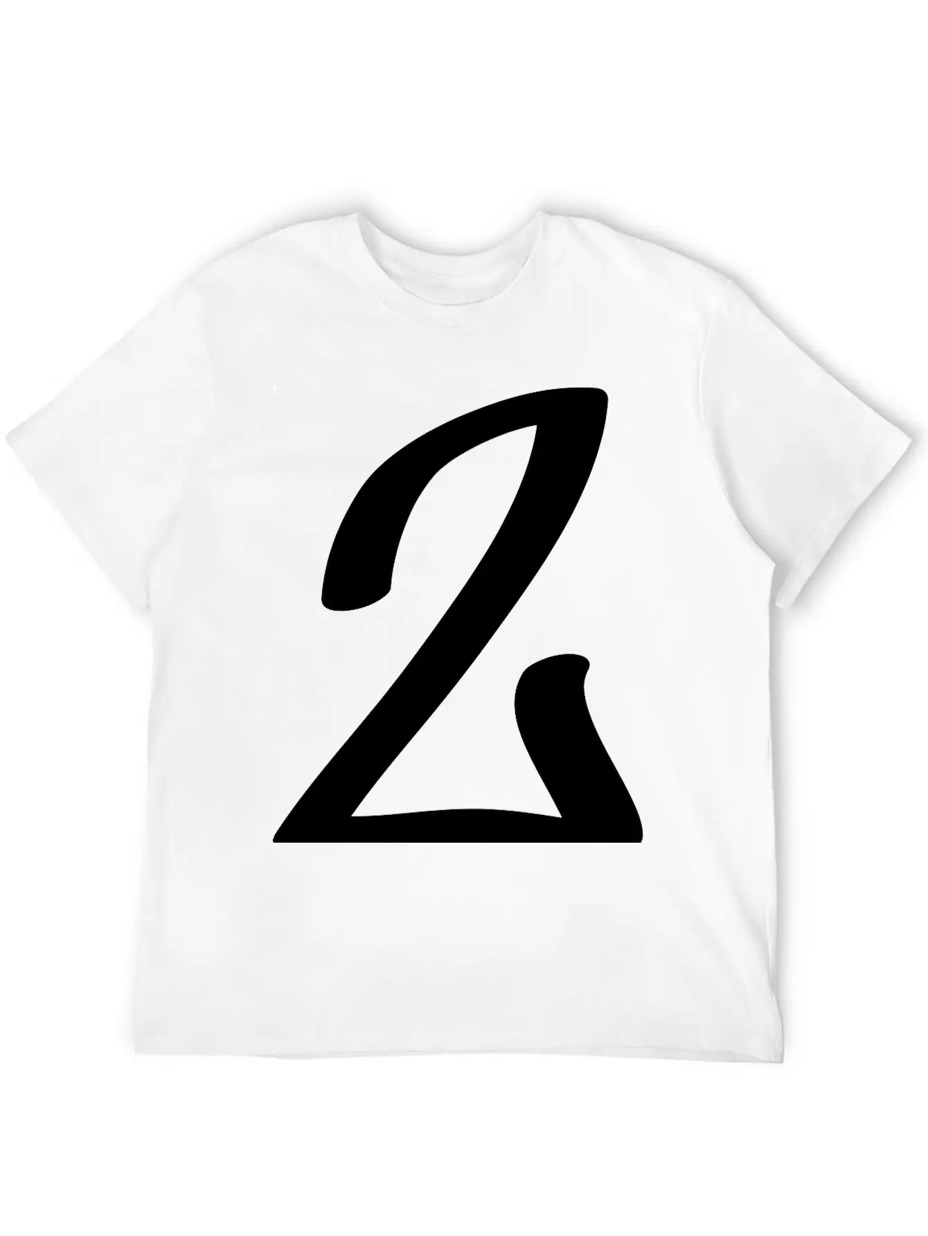 Number 2 Breathable Soft Cotton T-Shirt – Timeless Casual Look