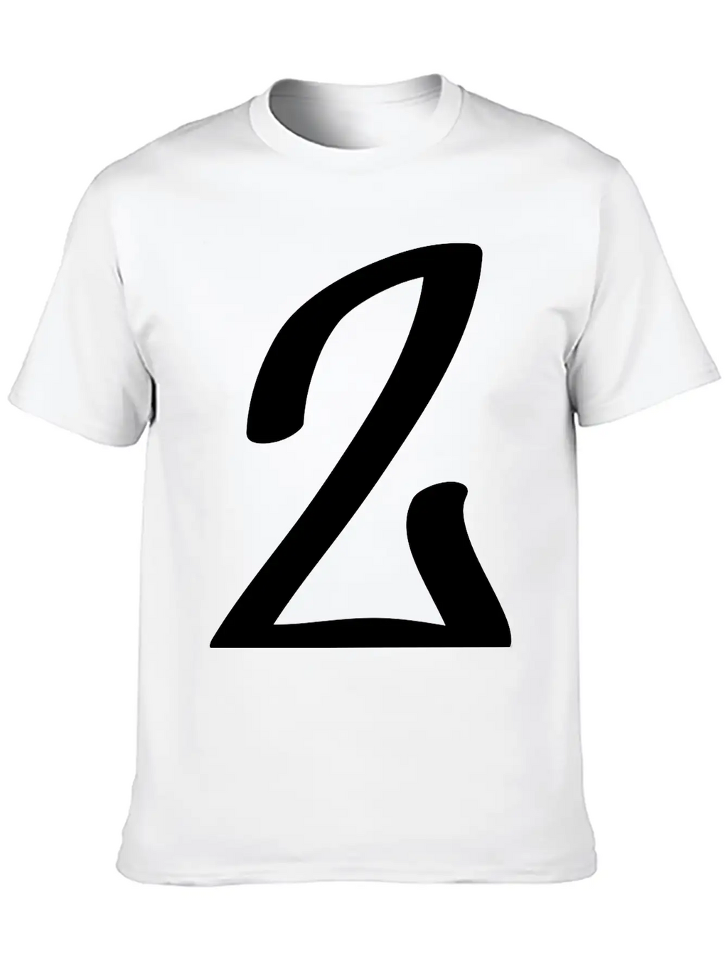 Number 2 Breathable Soft Cotton T-Shirt – Timeless Casual Look