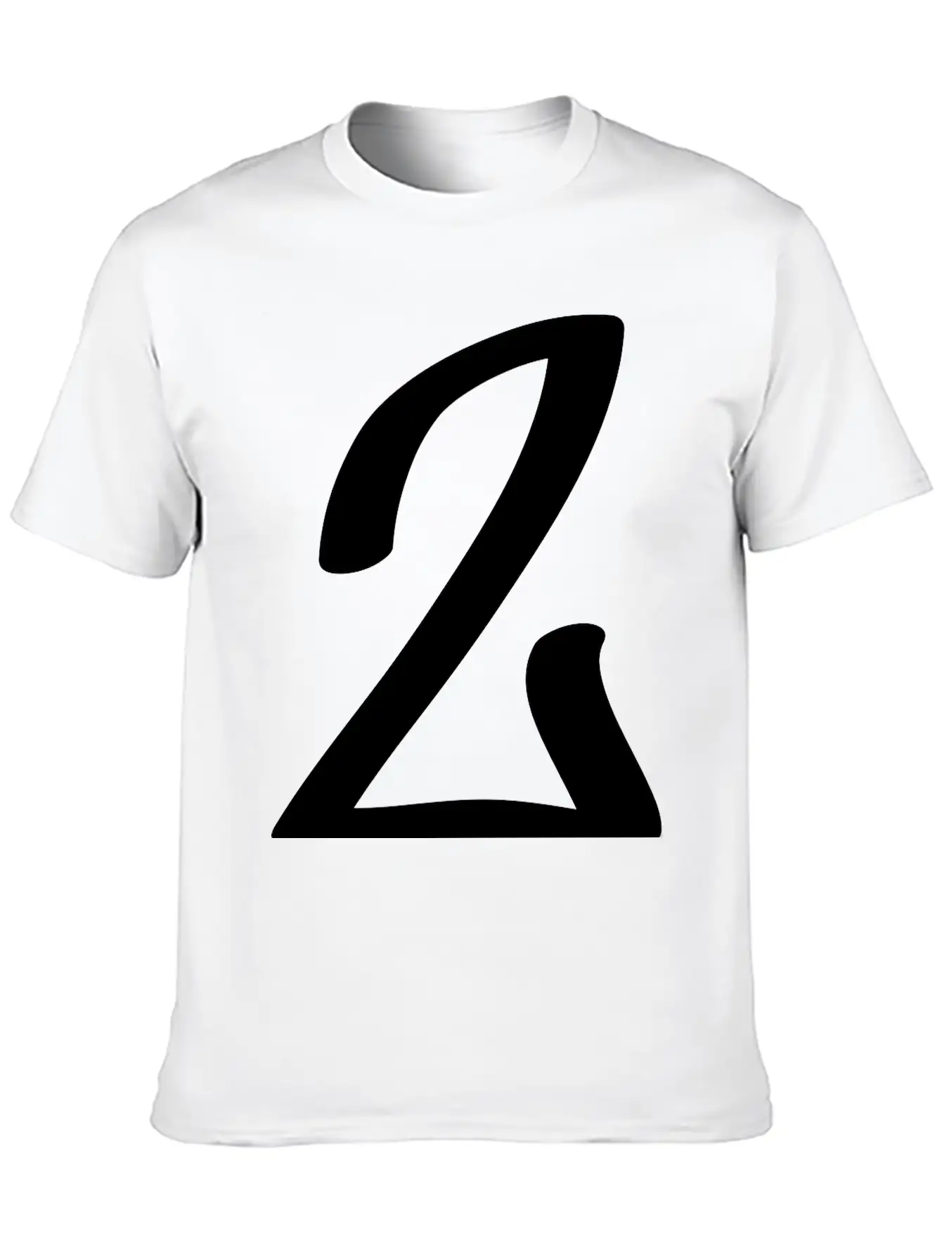 Number 2 Breathable Soft Cotton T-Shirt – Timeless Casual Look