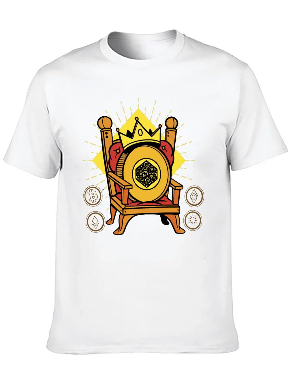 Numeraire Is King Crypto Essential Cotton Tee For Daily Outfits – Unisex Style
