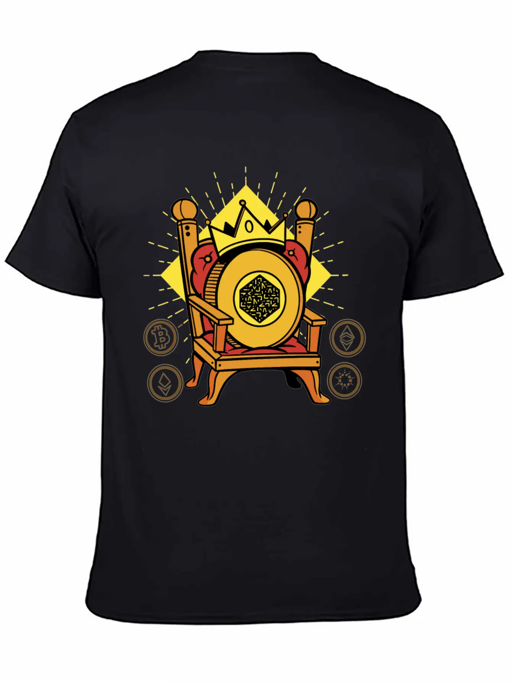 Numeraire Is King Crypto Essential Cotton Tee For Daily Outfits – Unisex Style