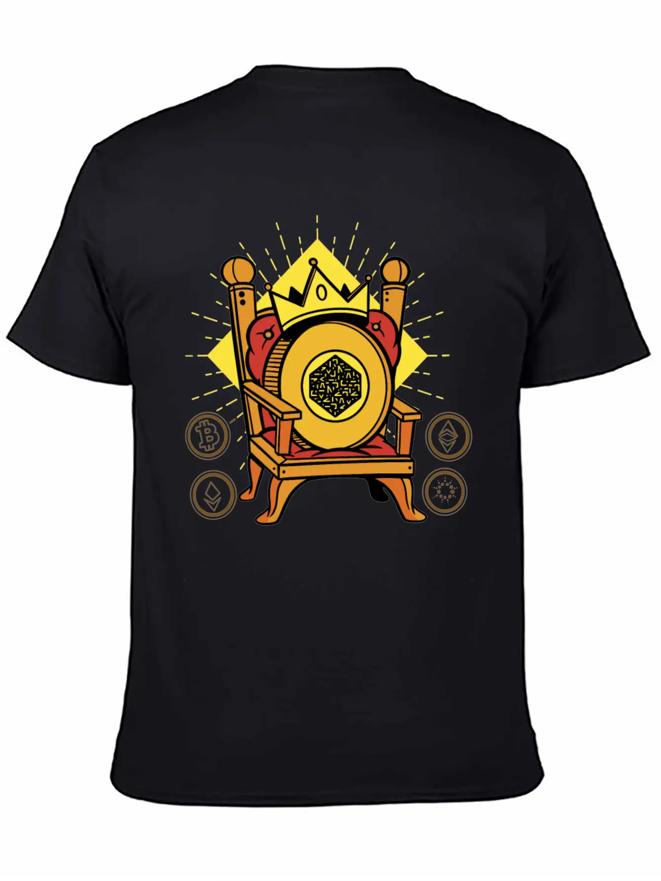 Numeraire Is King Crypto Essential Cotton Tee For Daily Outfits – Unisex Style