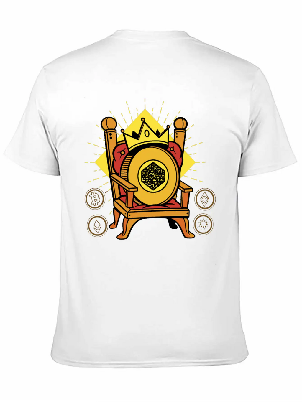 Numeraire Is King Crypto Essential Cotton Tee For Daily Outfits – Unisex Style
