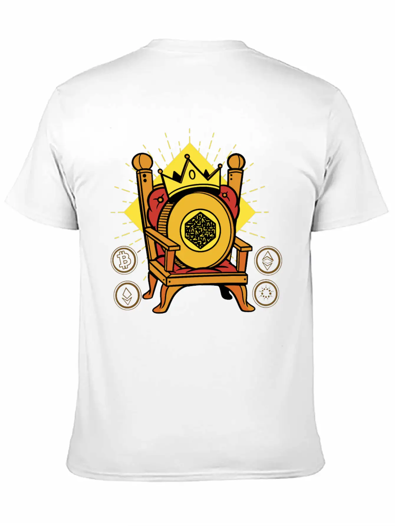 Numeraire Is King Crypto Essential Cotton Tee For Daily Outfits – Unisex Style